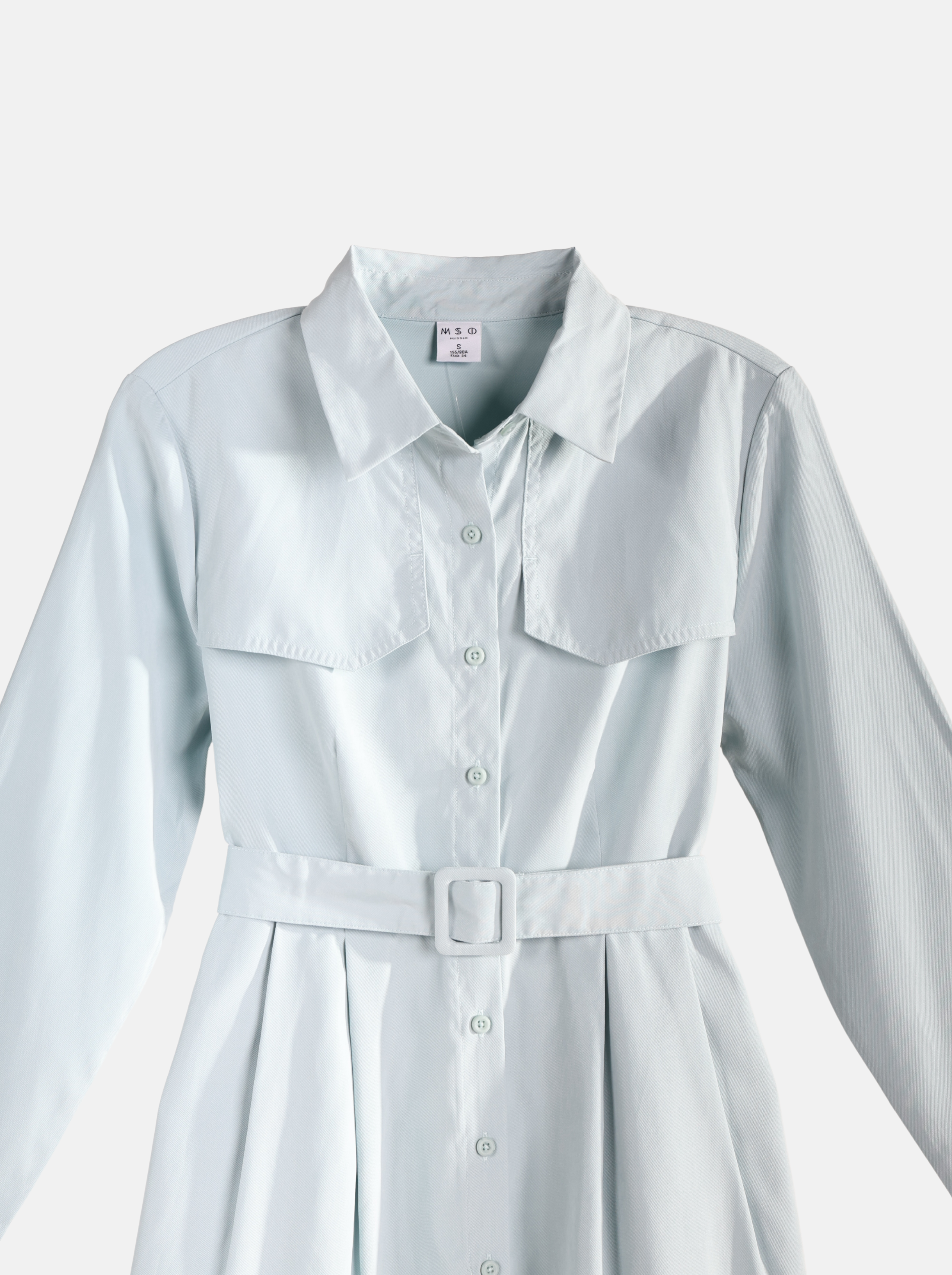 Women's Office Wear Button Up Dress (YS30101)