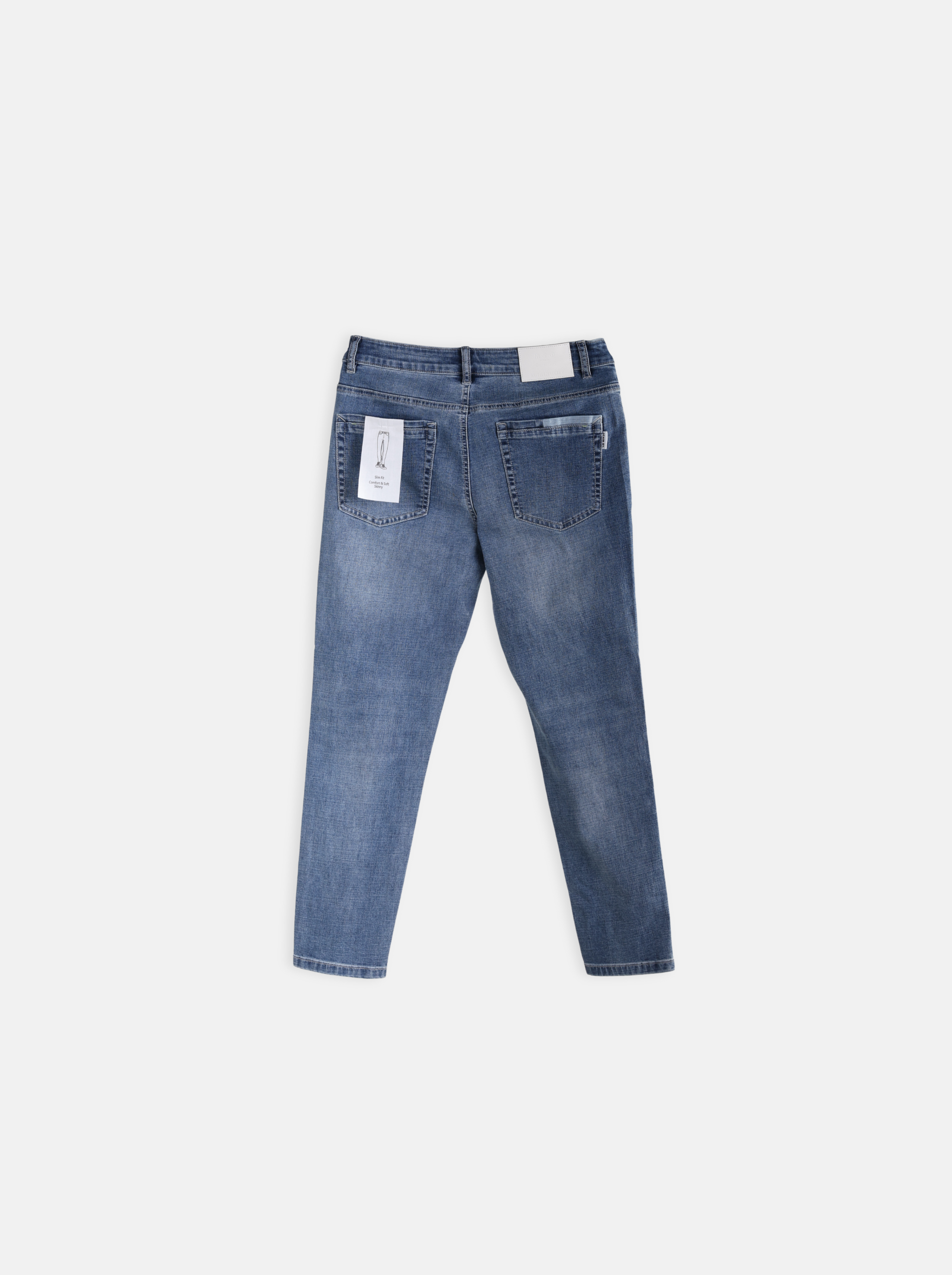 Basic Denim Men's Jeans with "COURAGE" Print（YS30123）