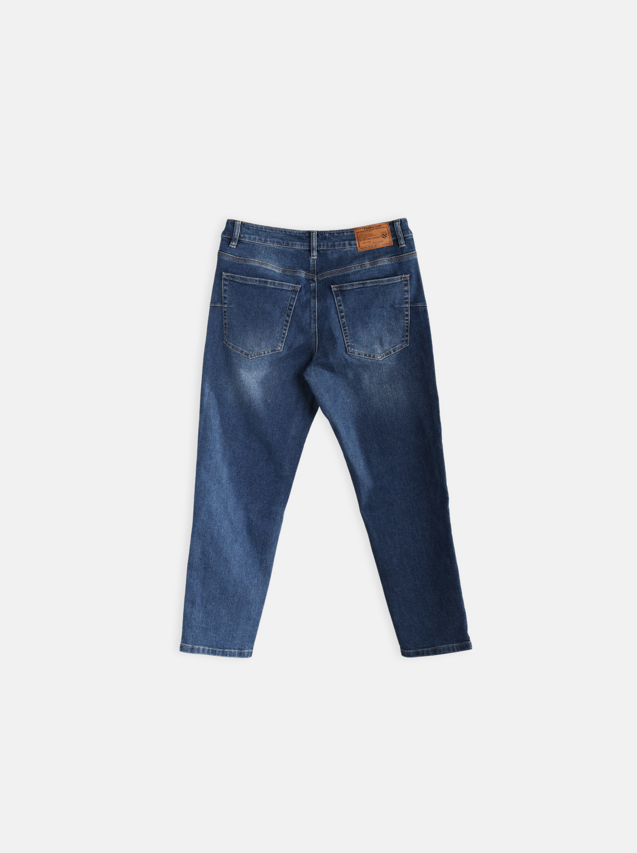 Straight Cut Men's Long Jeans (YS30124)