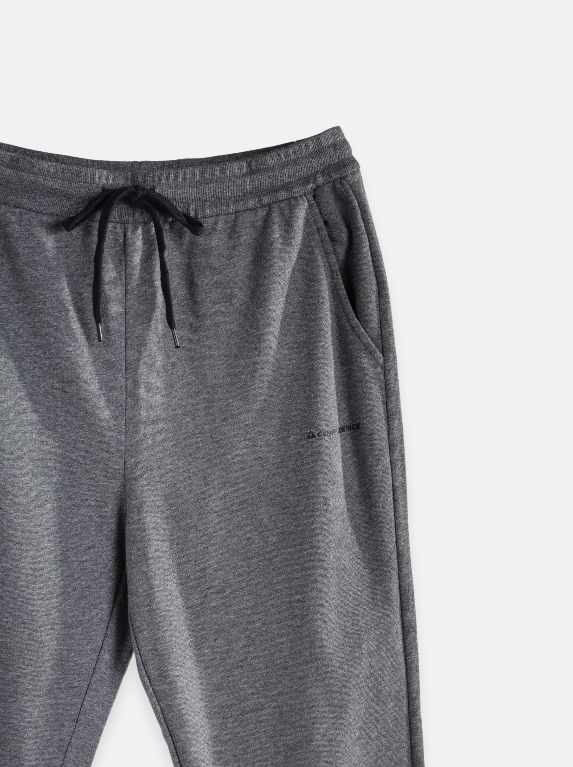 Men's Knitted Joggers with "CONFIDENCE" Print (YS30126)