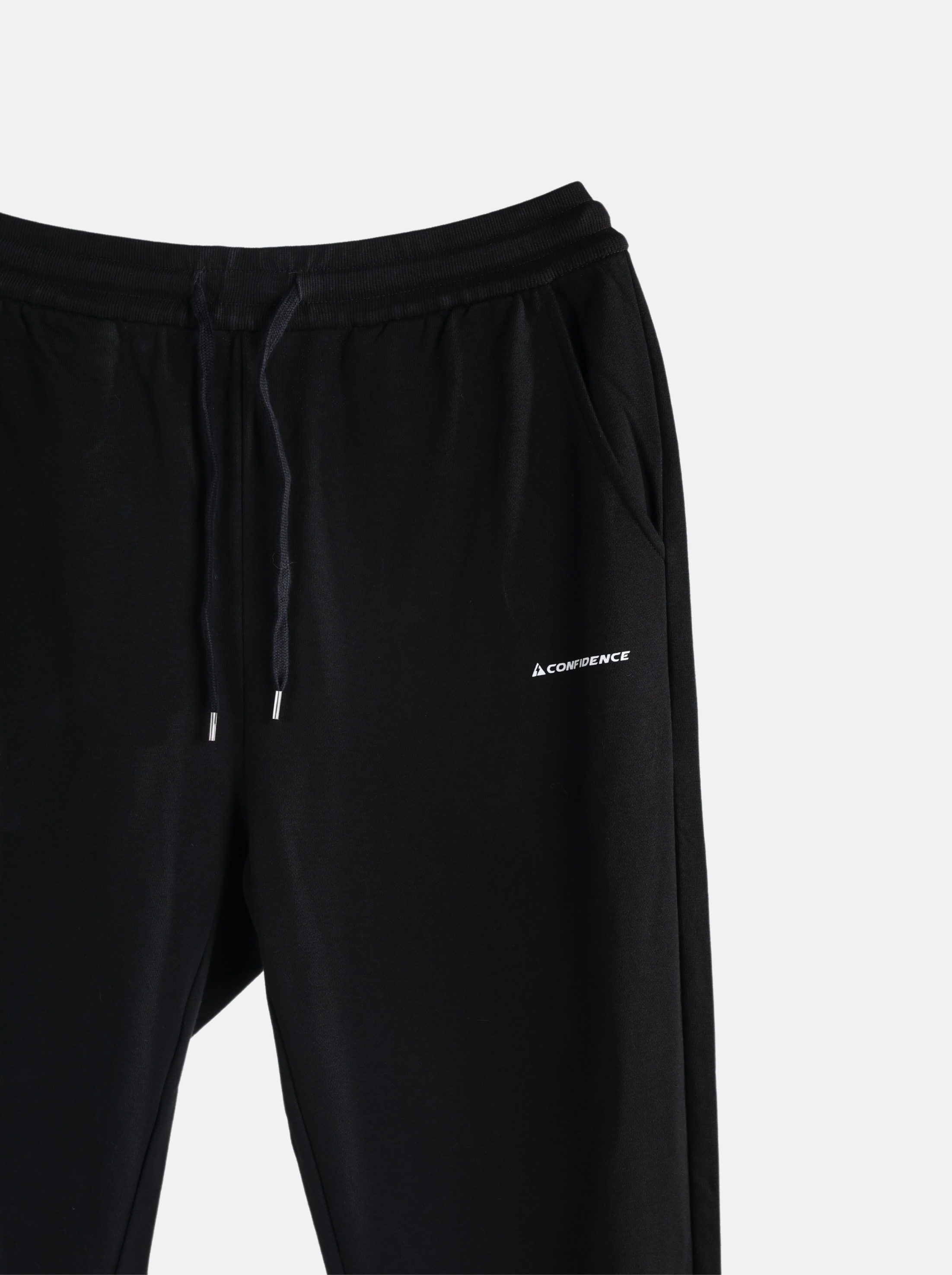 Men's Knitted Joggers with "CONFIDENCE" Print (YS30126)