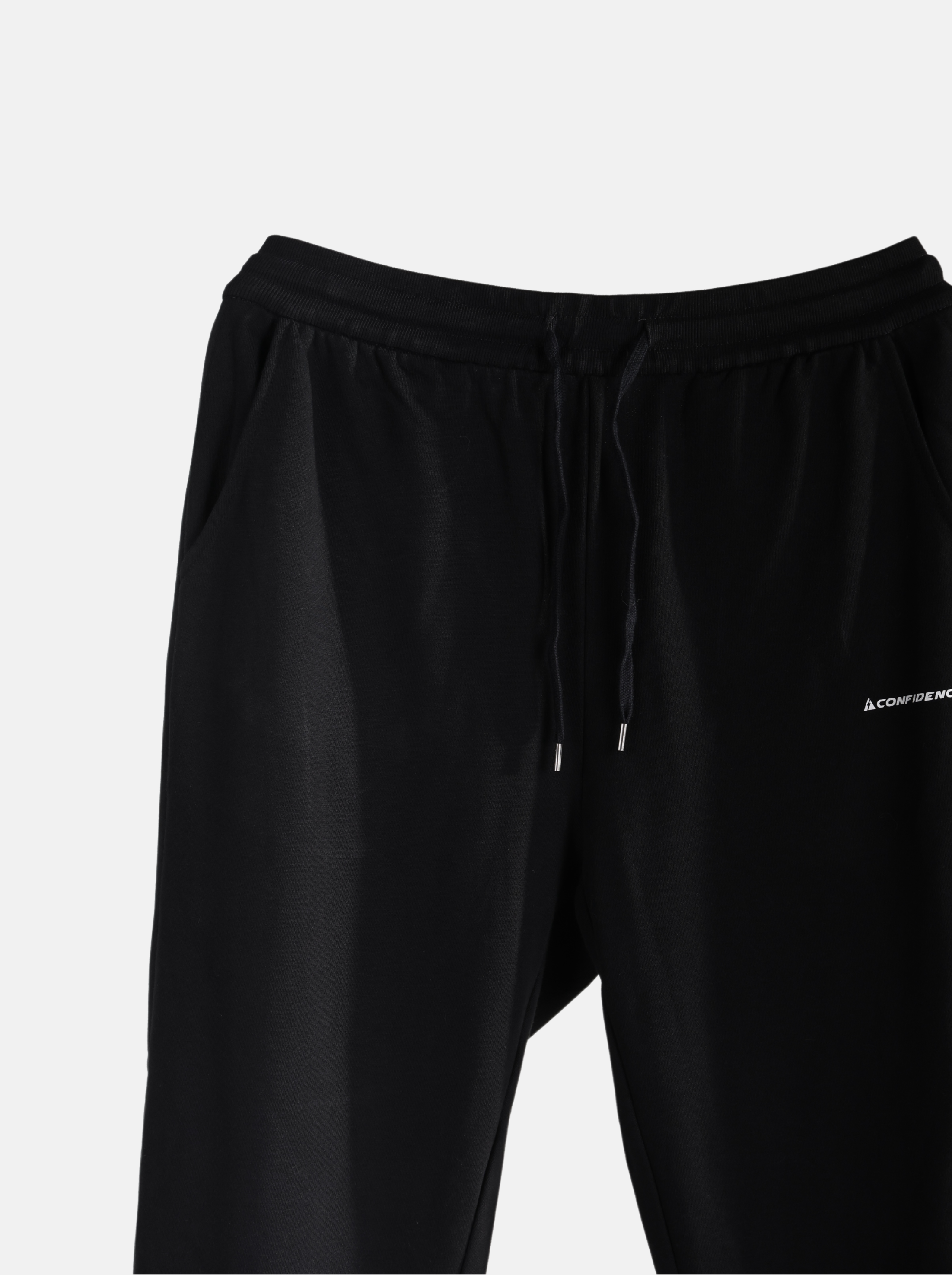 Men's Knitted Joggers with "CONFIDENCE" Print (YS30126)