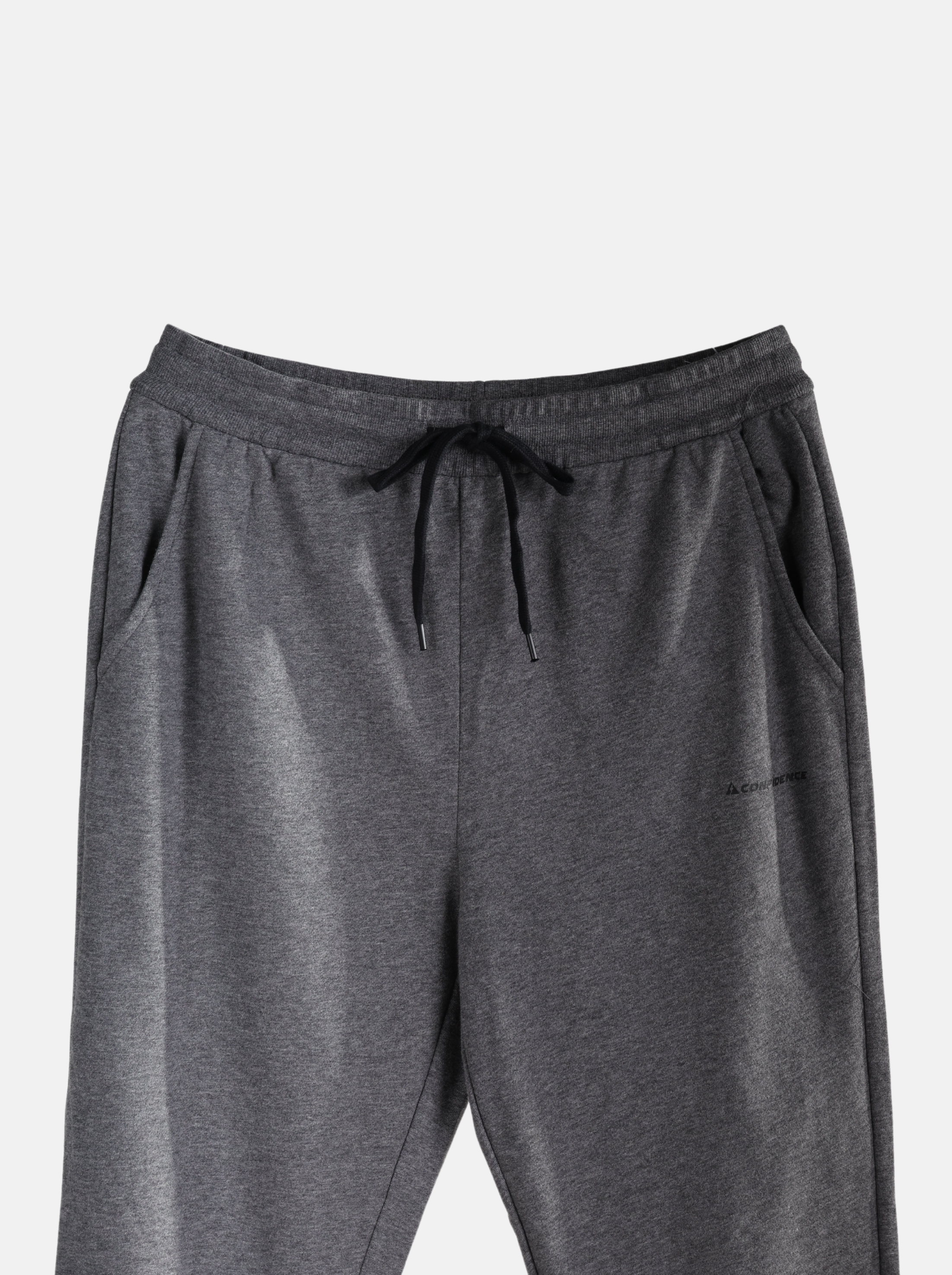 Men's Knitted Joggers with "CONFIDENCE" Print (YS30126)