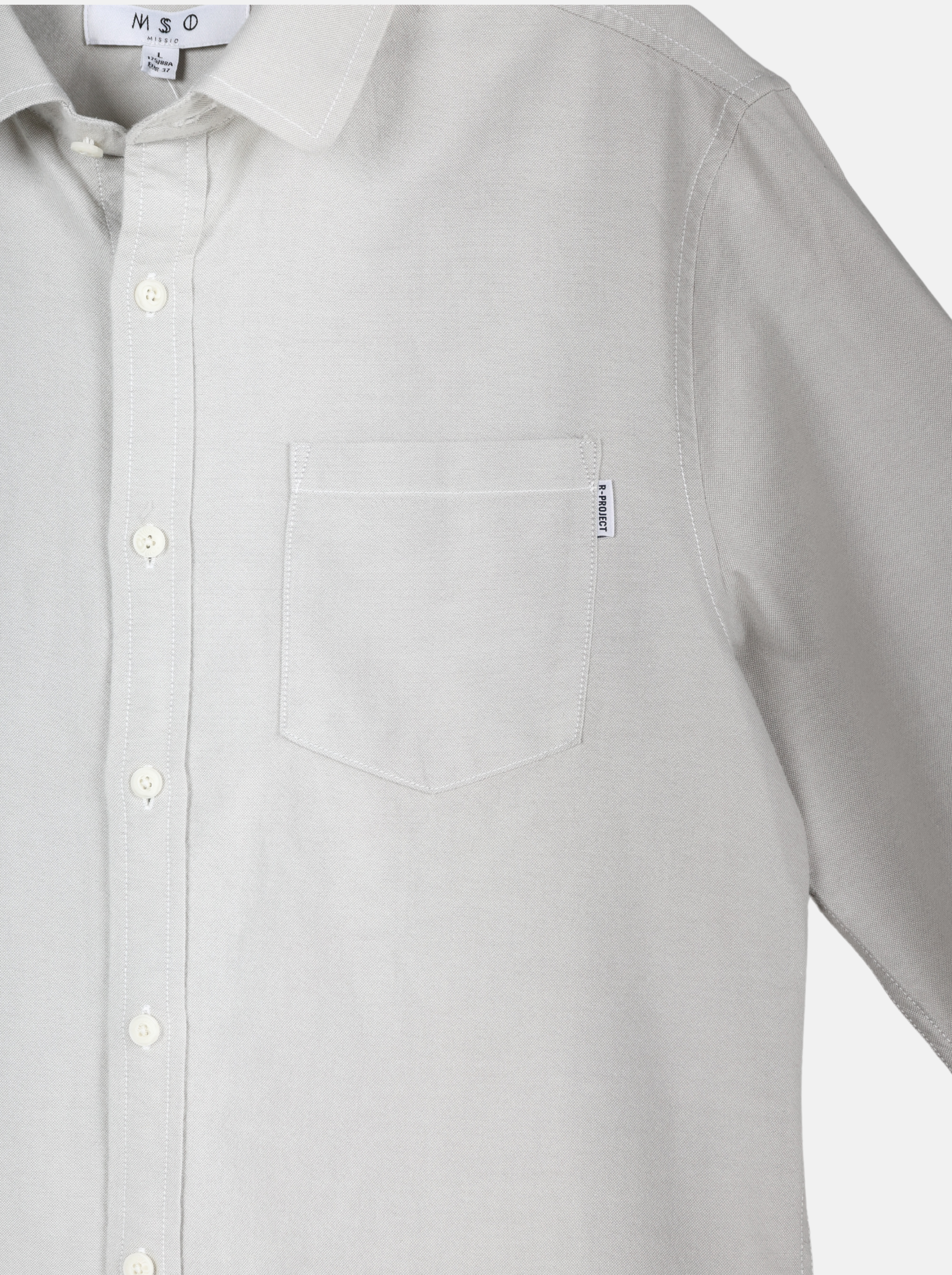 Men's Solid Colour One Side Pocket Button-up Shirt  (YS30128)