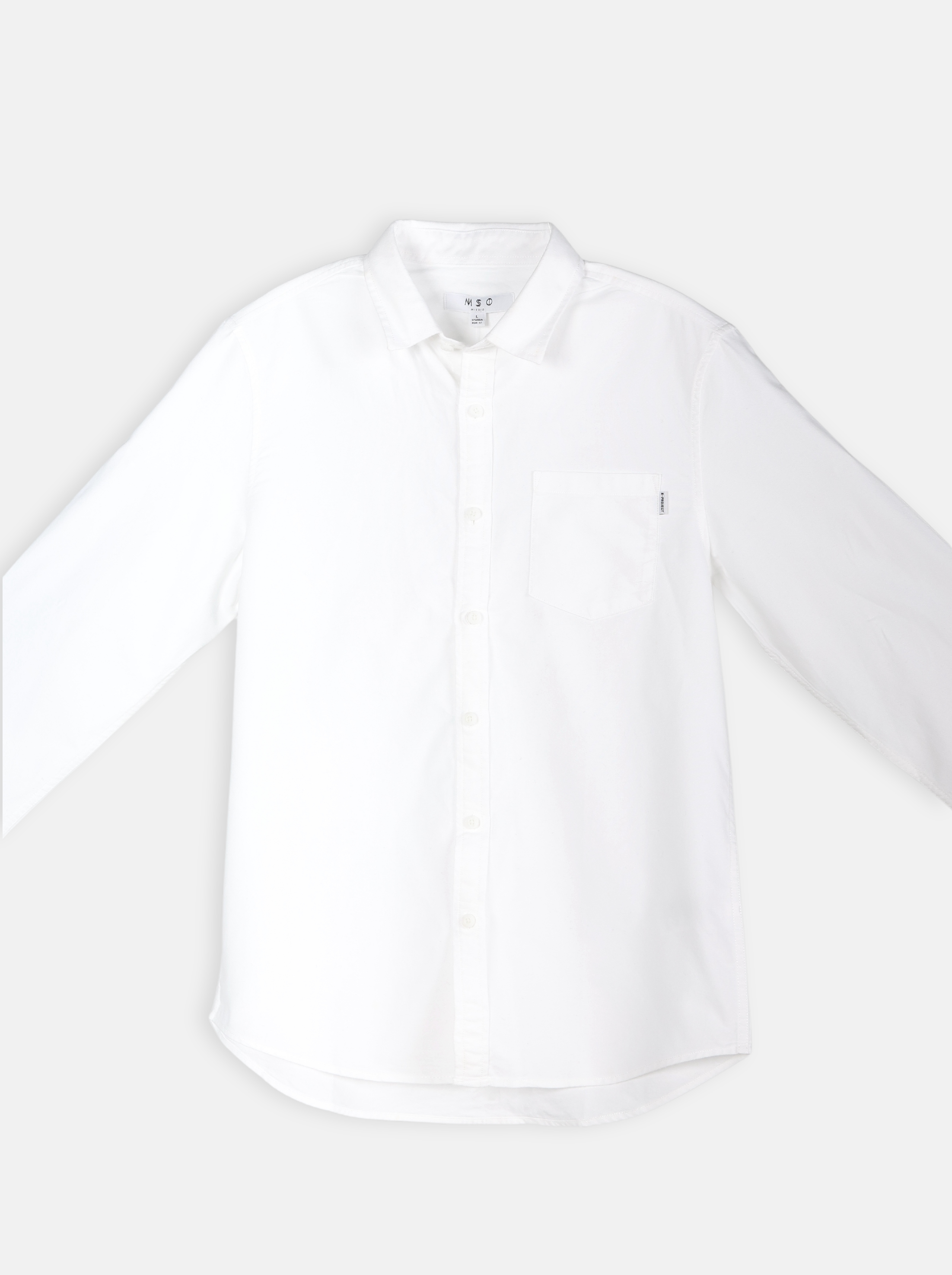 Men's Solid Colour One Side Pocket Button-up Shirt  (YS30128)