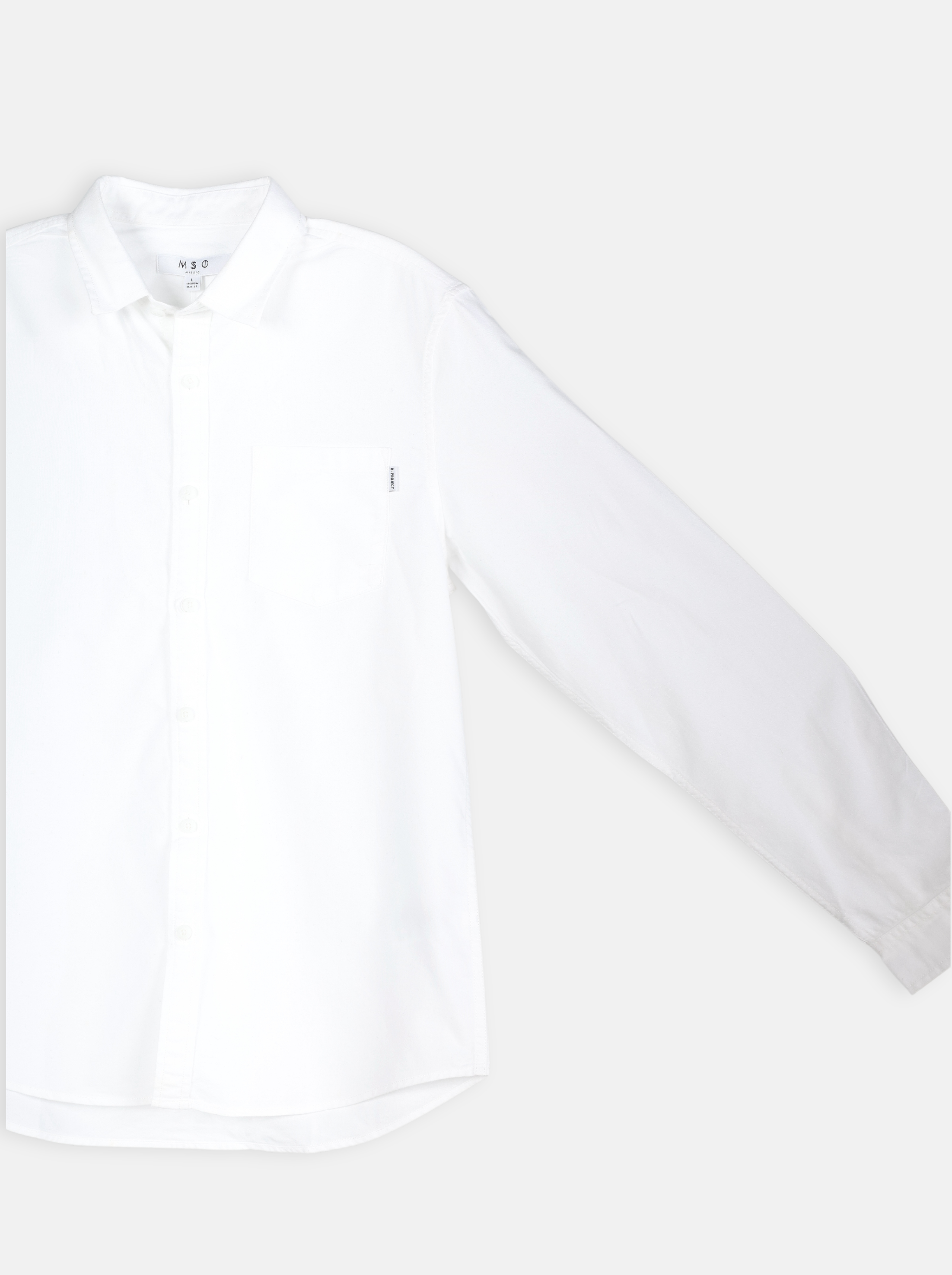 Men's Solid Colour One Side Pocket Button-up Shirt  (YS30128)