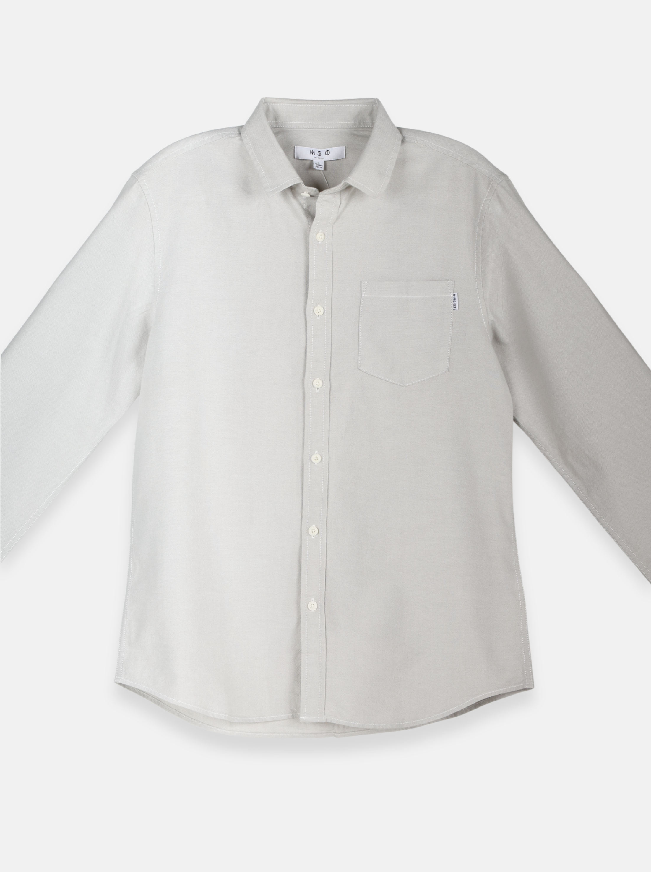 Men's Solid Colour One Side Pocket Button-up Shirt  (YS30128)