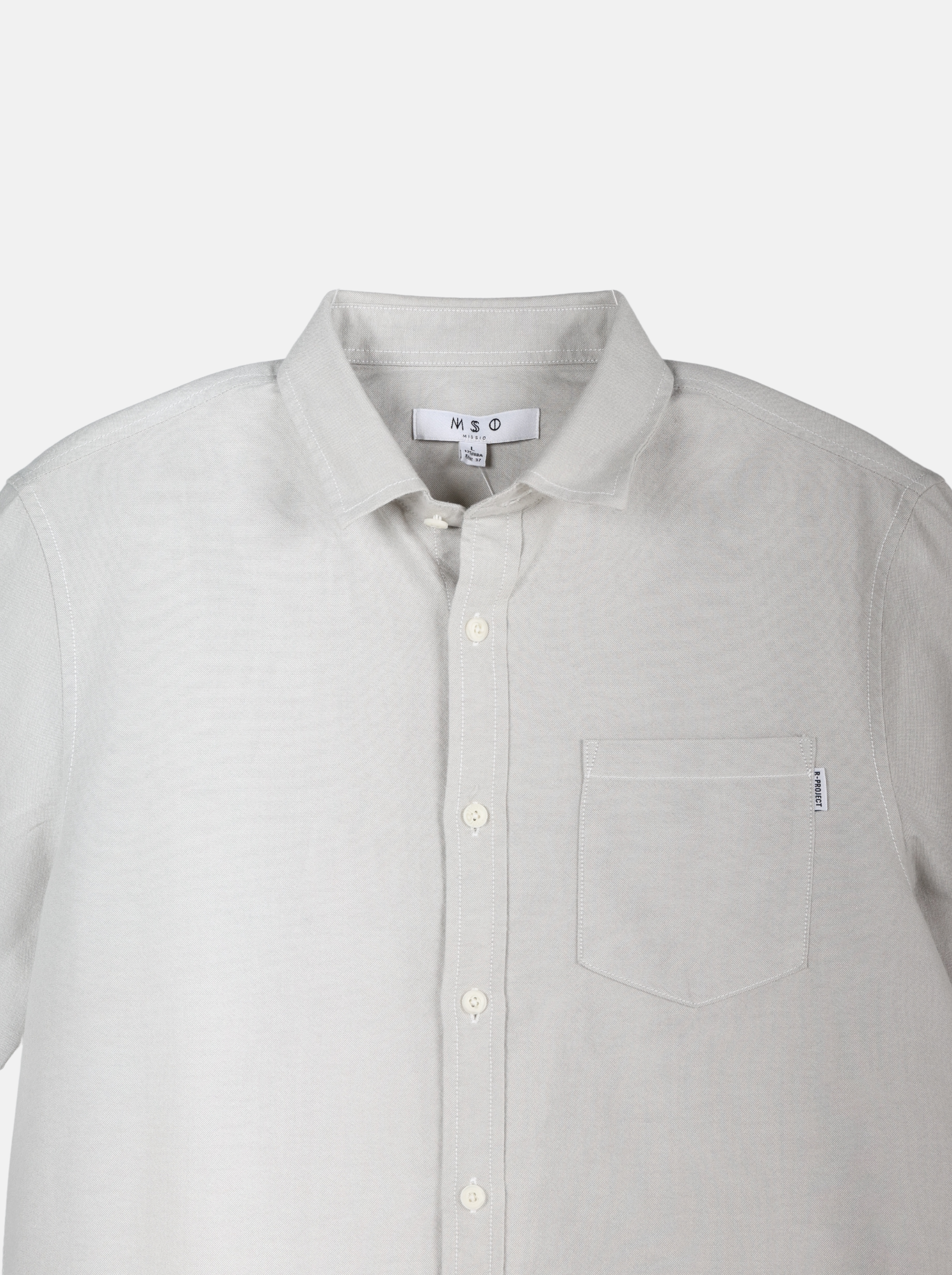 Men's Solid Colour One Side Pocket Button-up Shirt  (YS30128)