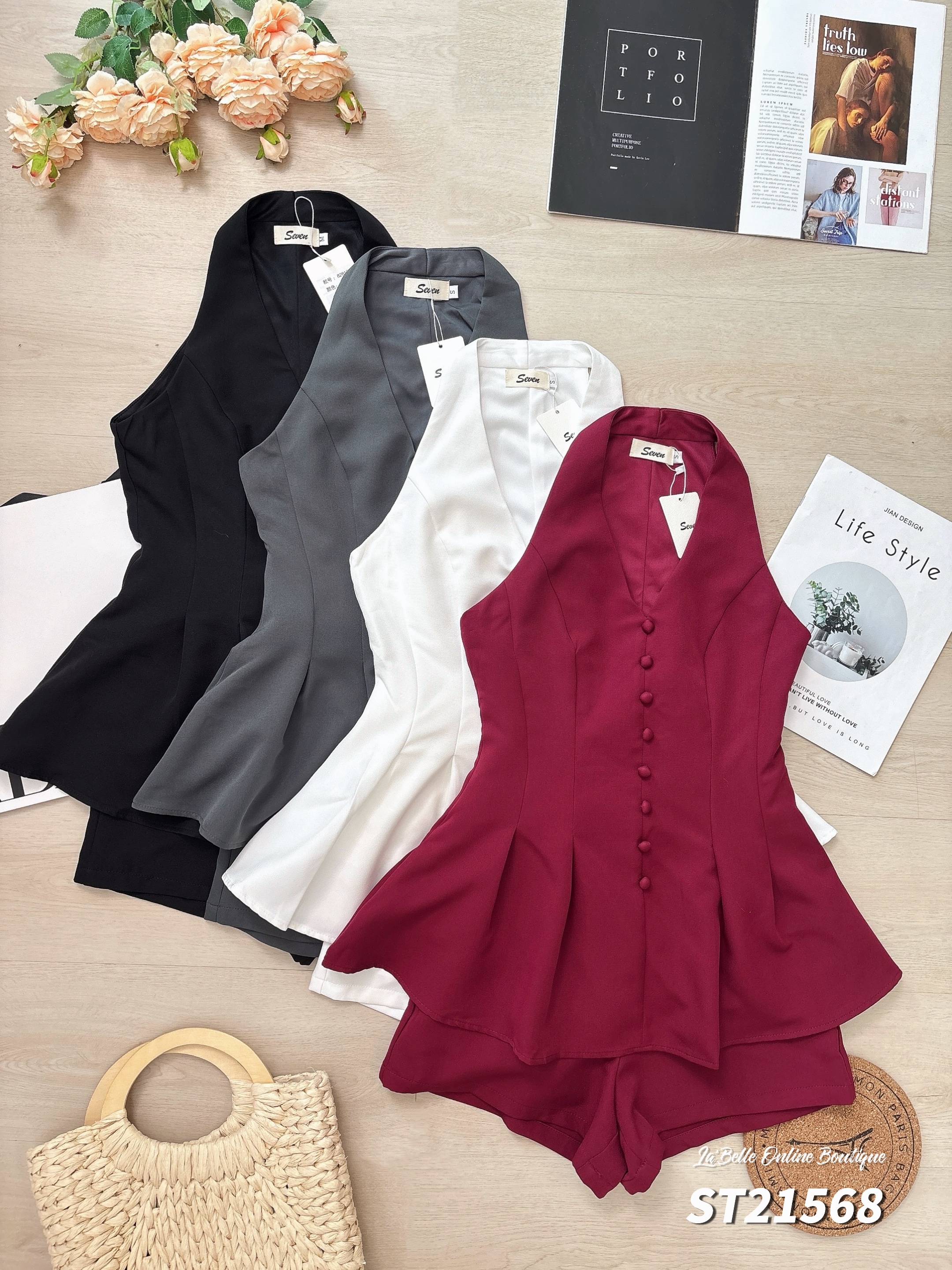 法式时髦两件套 (ST21568)