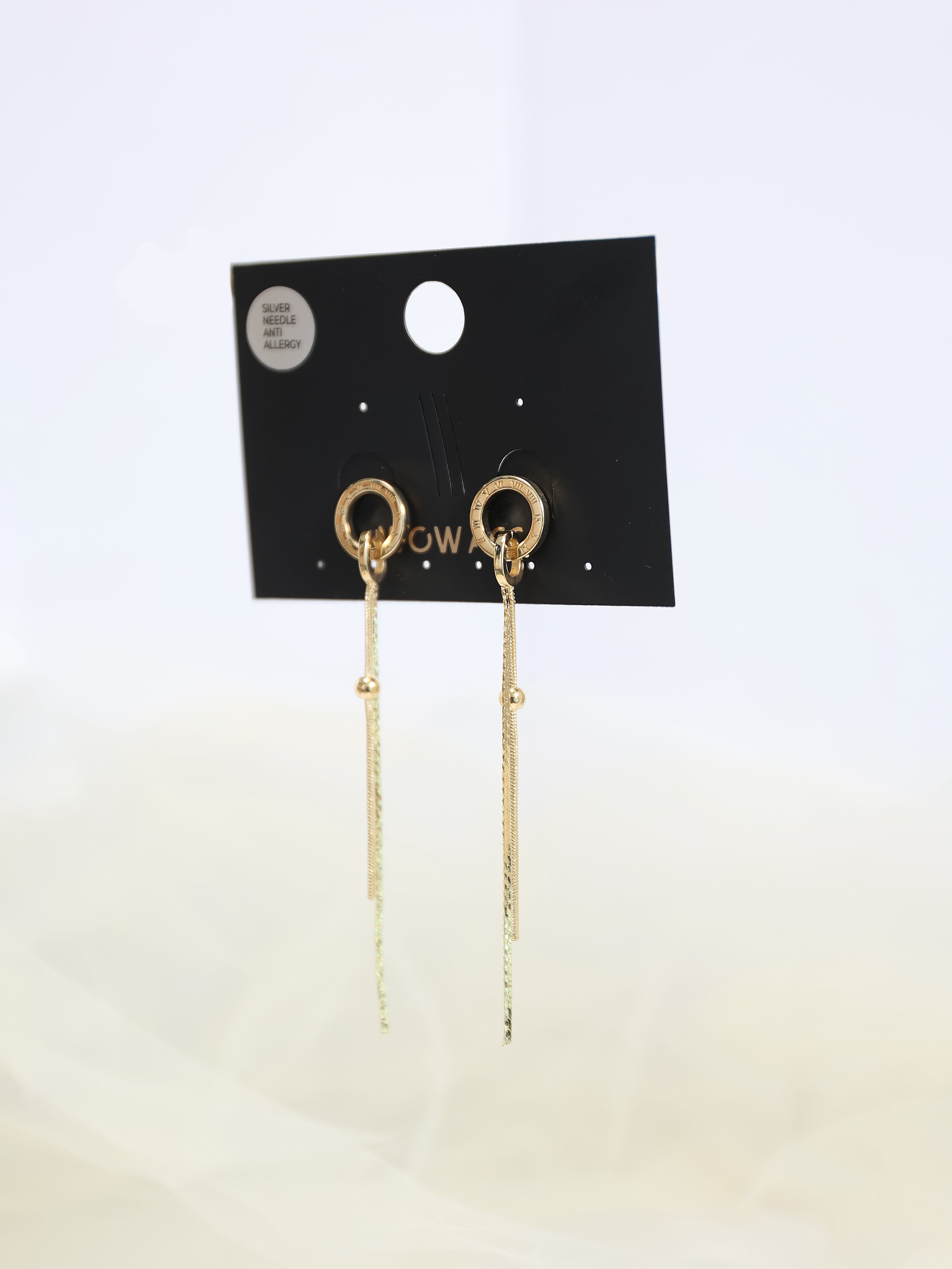 【W29612】02-Alloy Electroplate Earrings - BM15 - Silver Needle