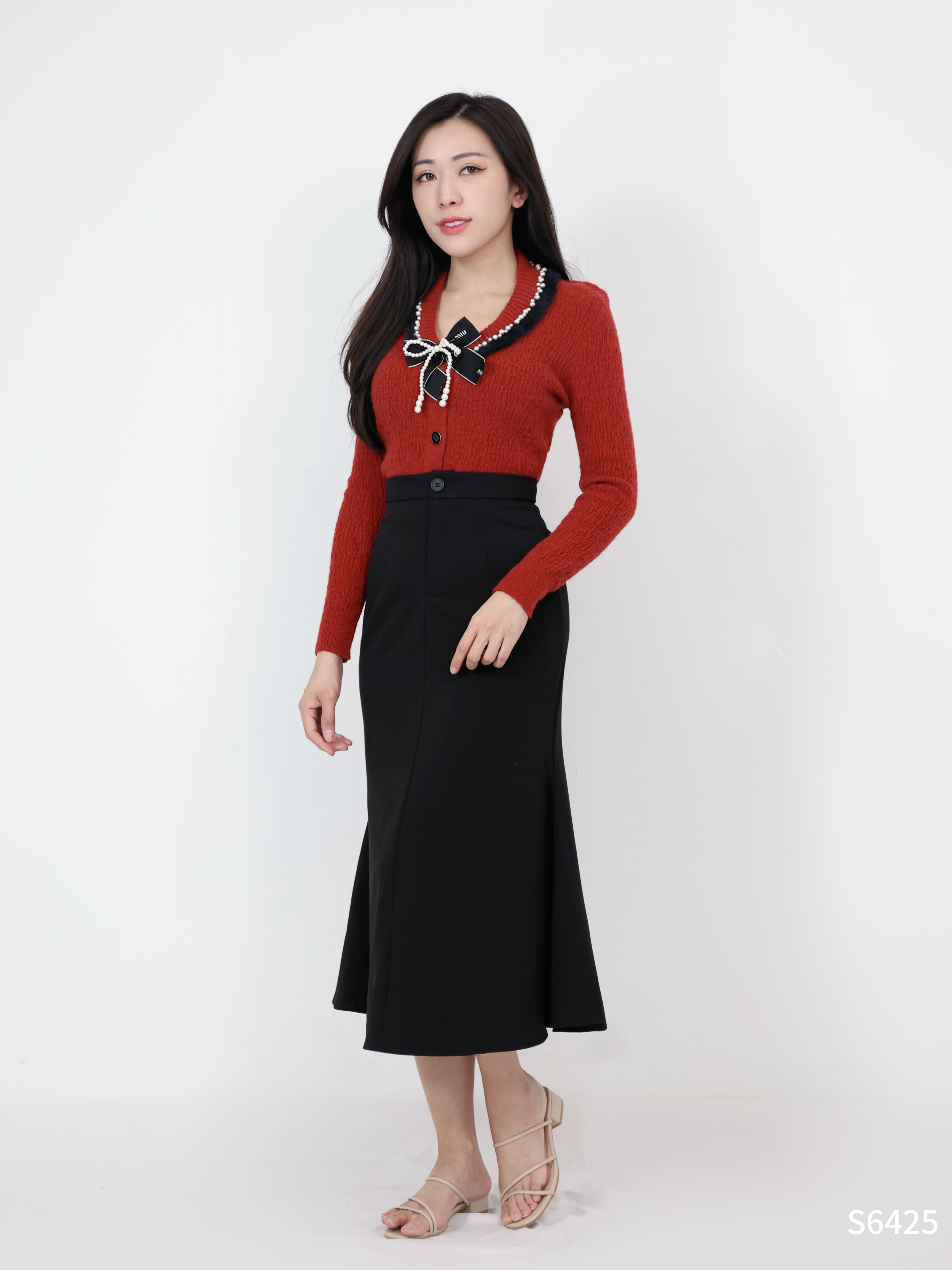 修身鱼尾设计高腰半身裙 (S6425) - 特价-La'Belle Fashion Boutique Sdn Bhd