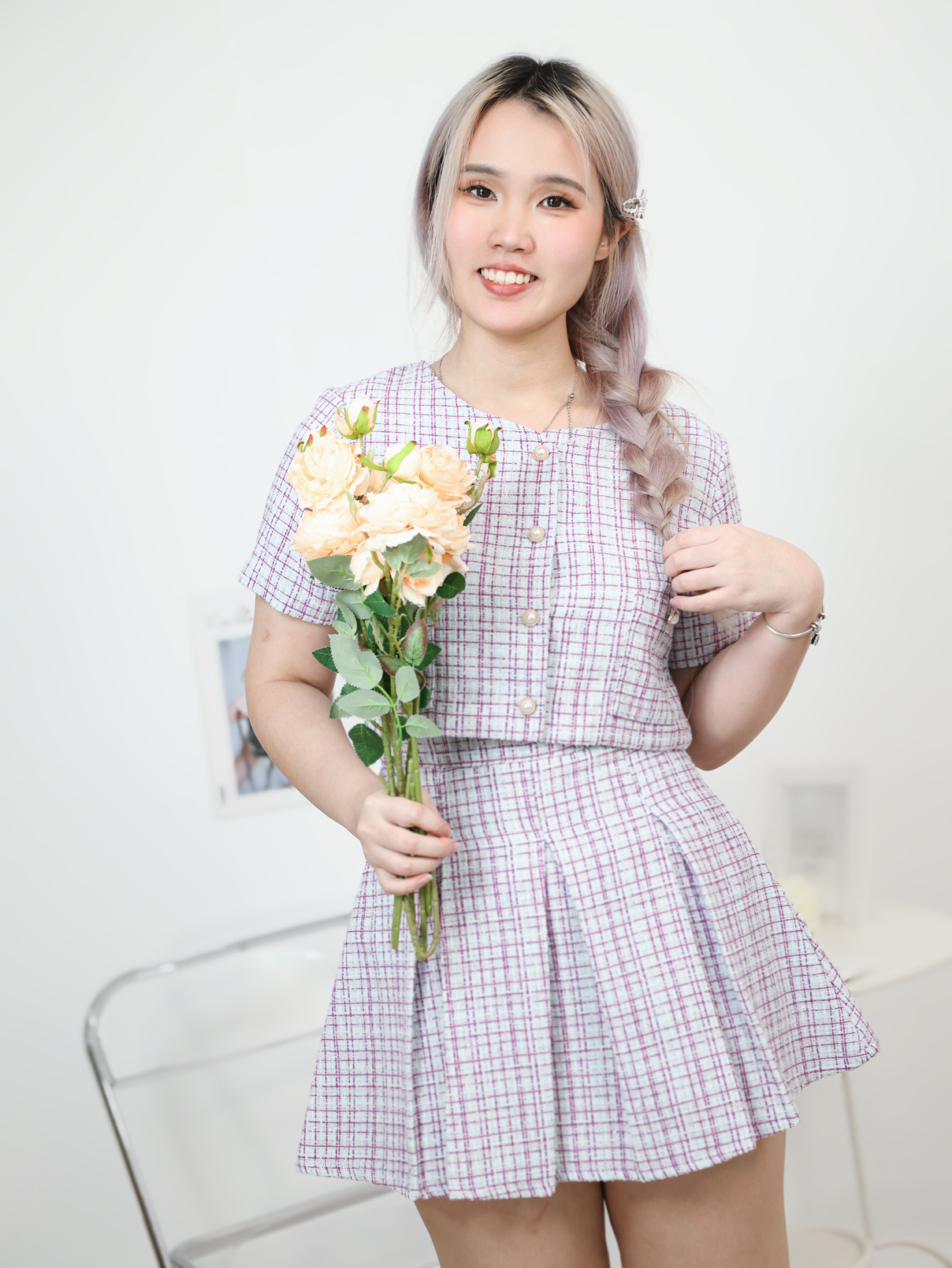 【LBP独家】高级感时尚小香风两件套 (ST21078) - 特价-La'Belle Fashion Boutique Sdn Bhd