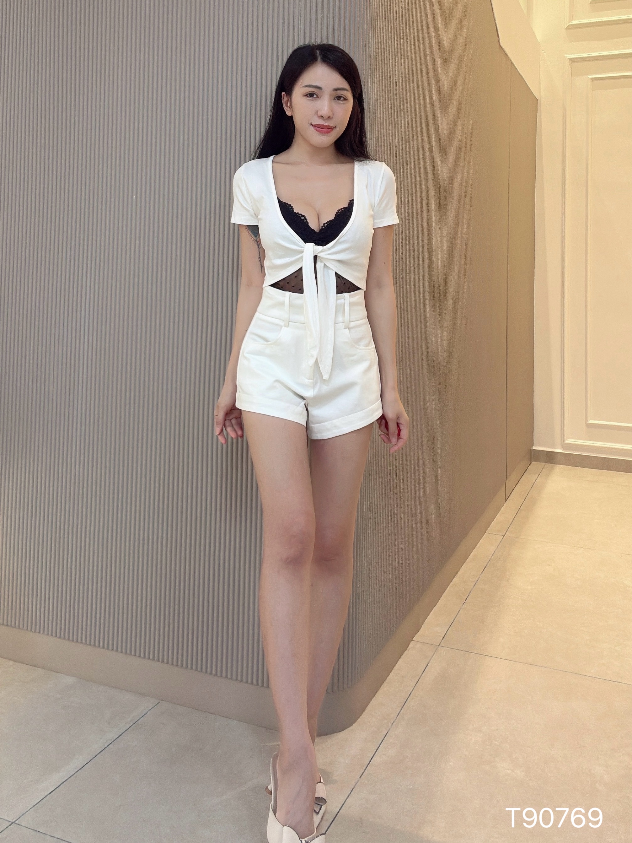 性感辣妹风两件套 （T90769）