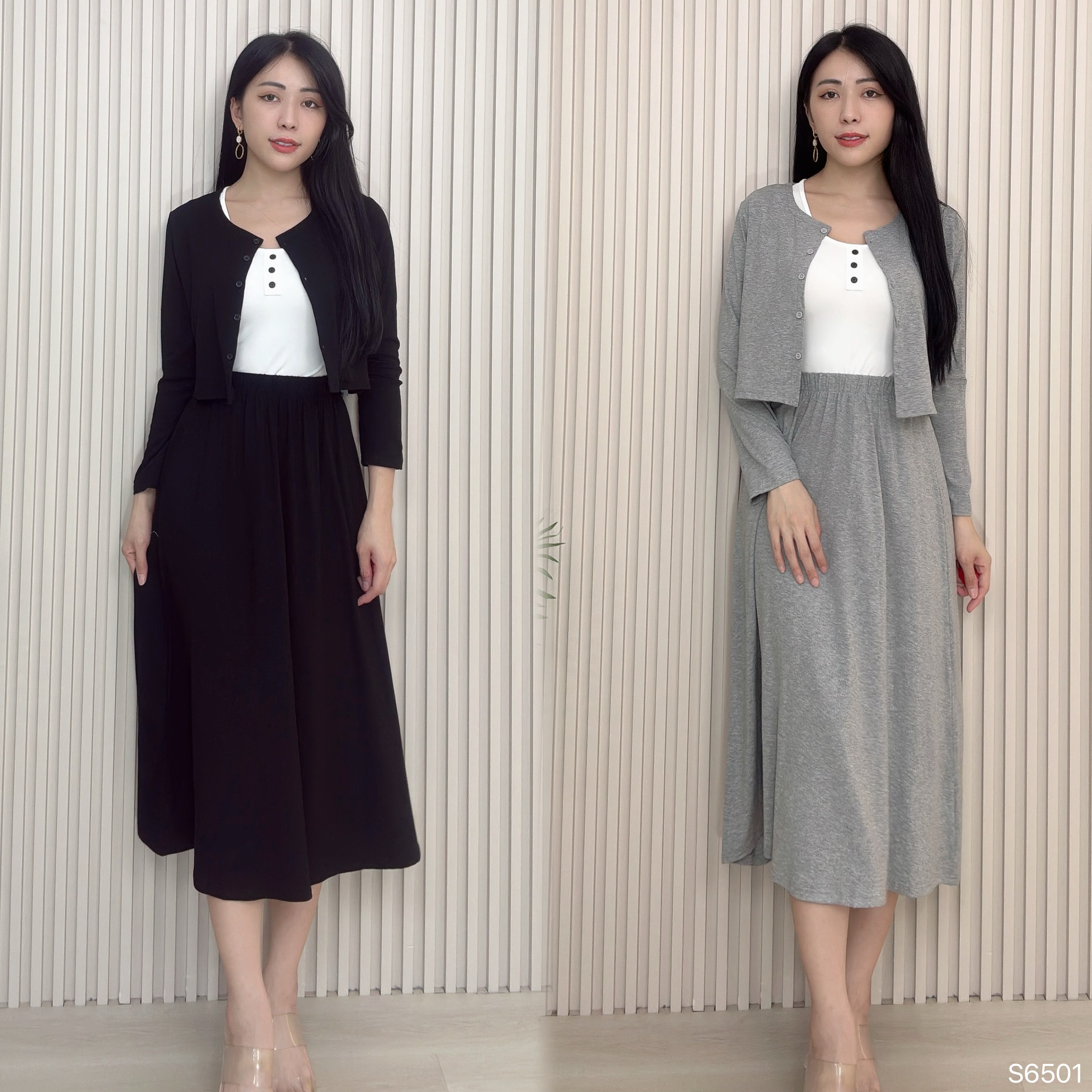 韩系温柔风三件套 (S6501)