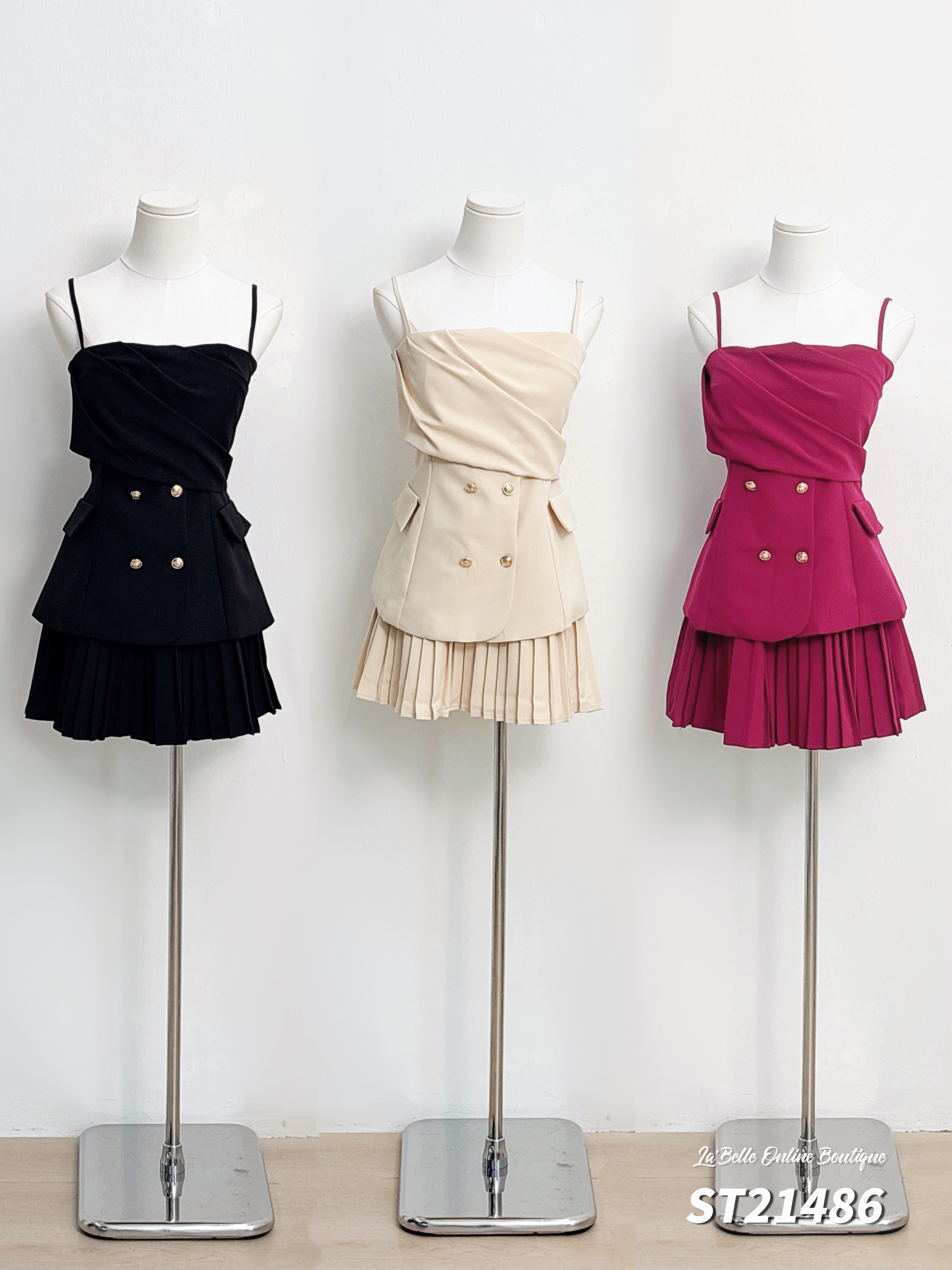 【LBP独家】时尚百搭A字高腰裙 (ST21486)