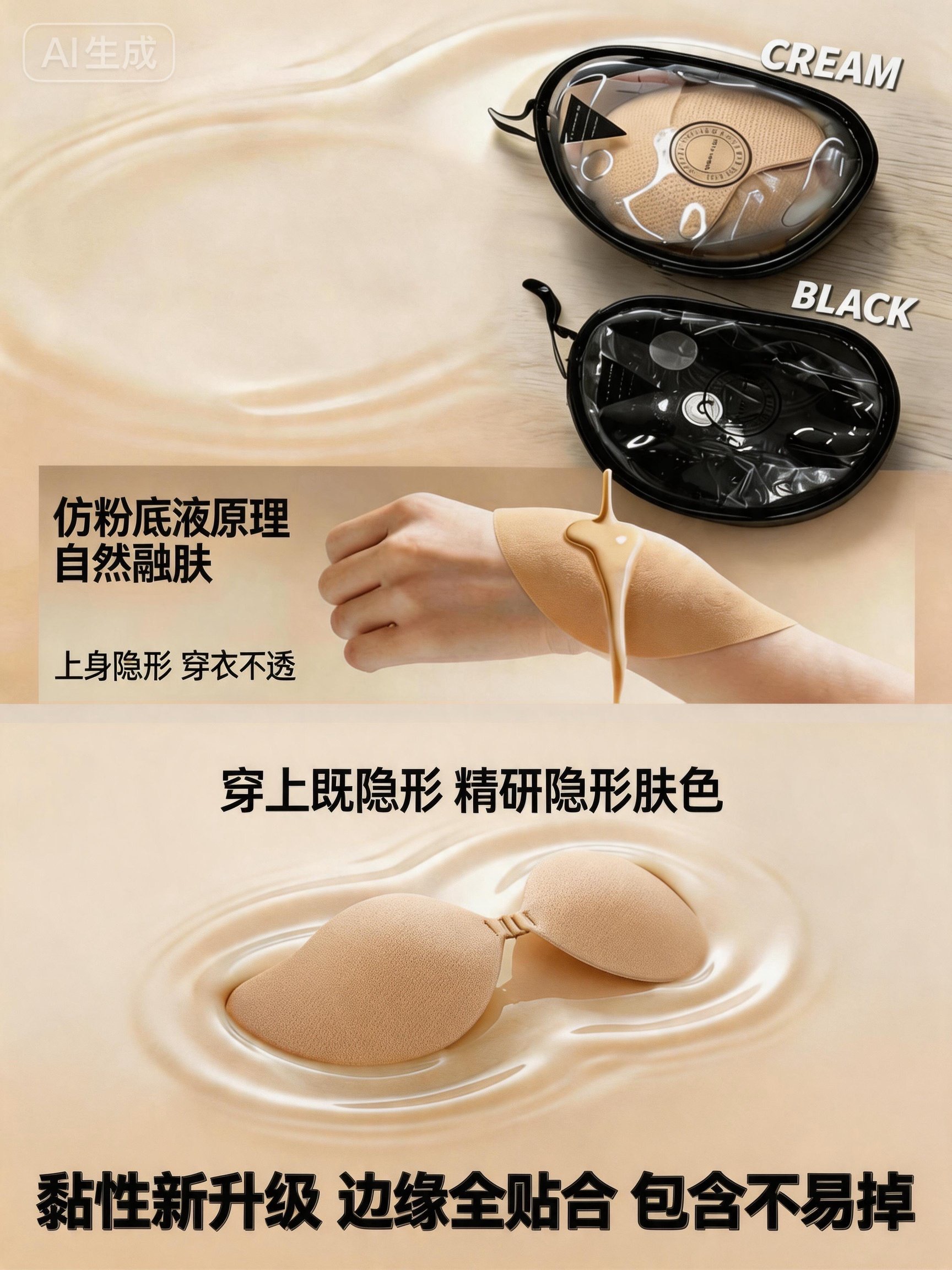 轻奢隐形聚拢前扣芒果杯升级版nubra（4353）