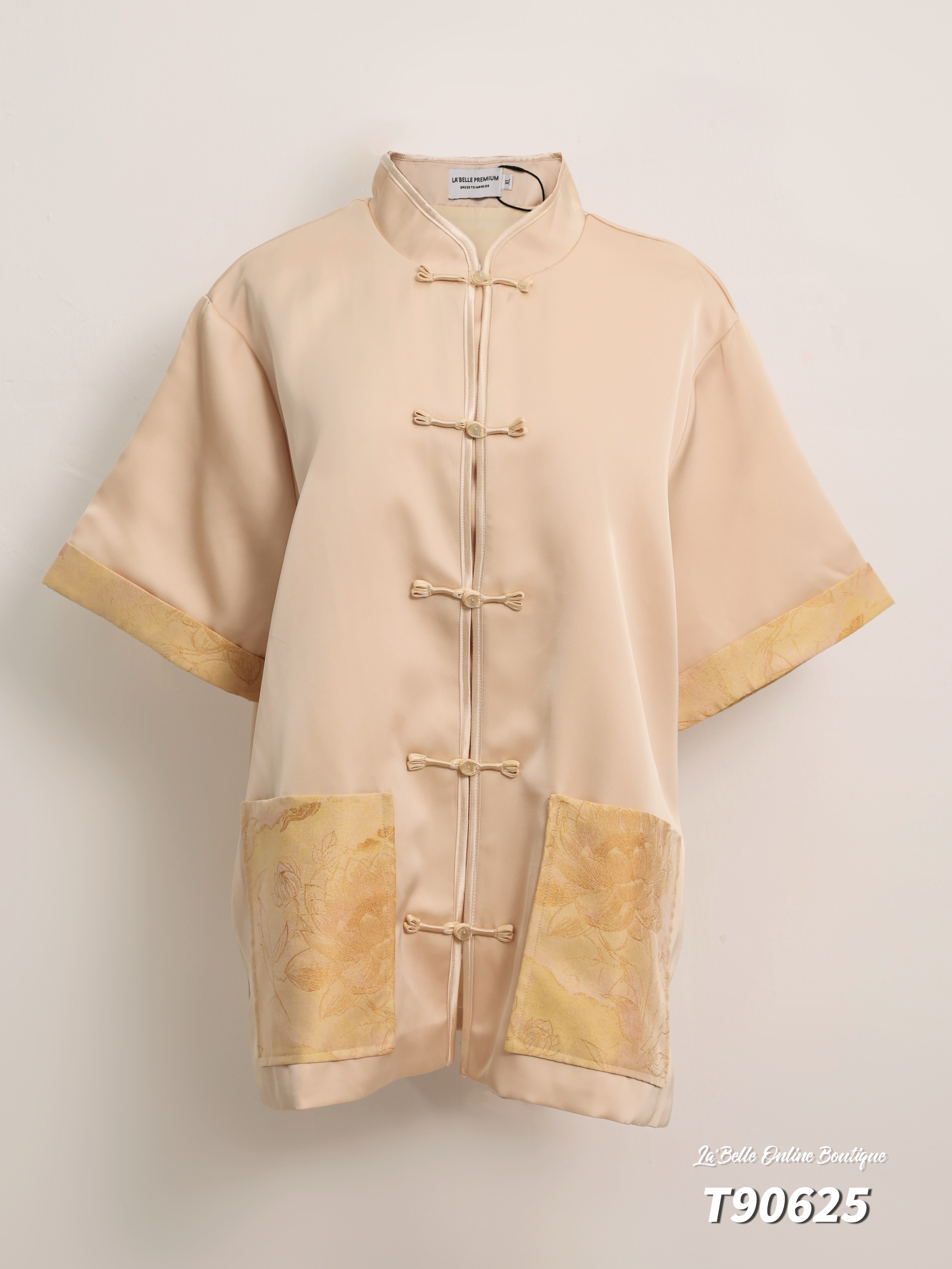 【预购PRE-ORDER】【LBP 独家新年系列】国风侧边小开叉设计唐装上衣 (T90625)