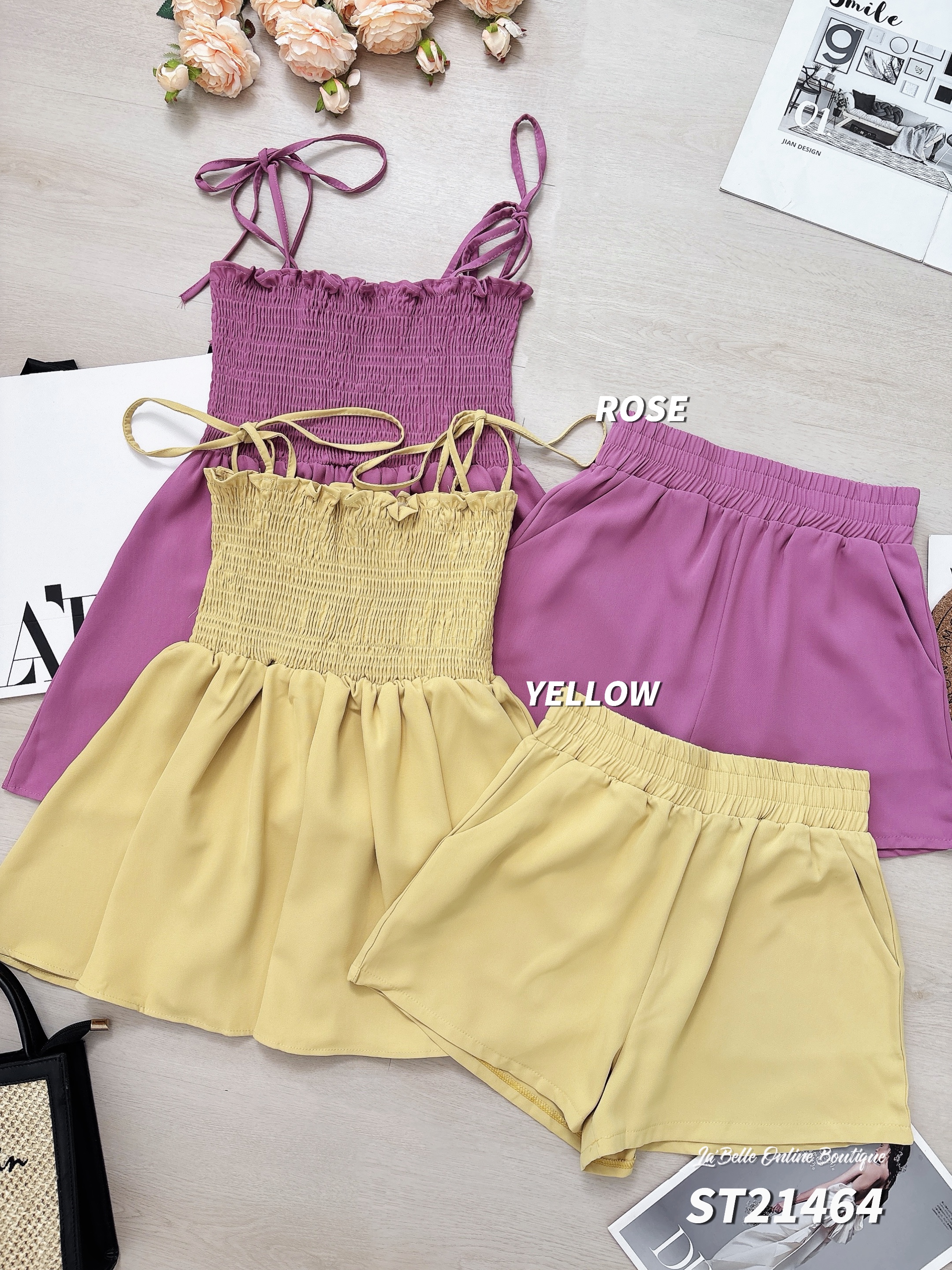 时尚度假风两件套 (ST21464)