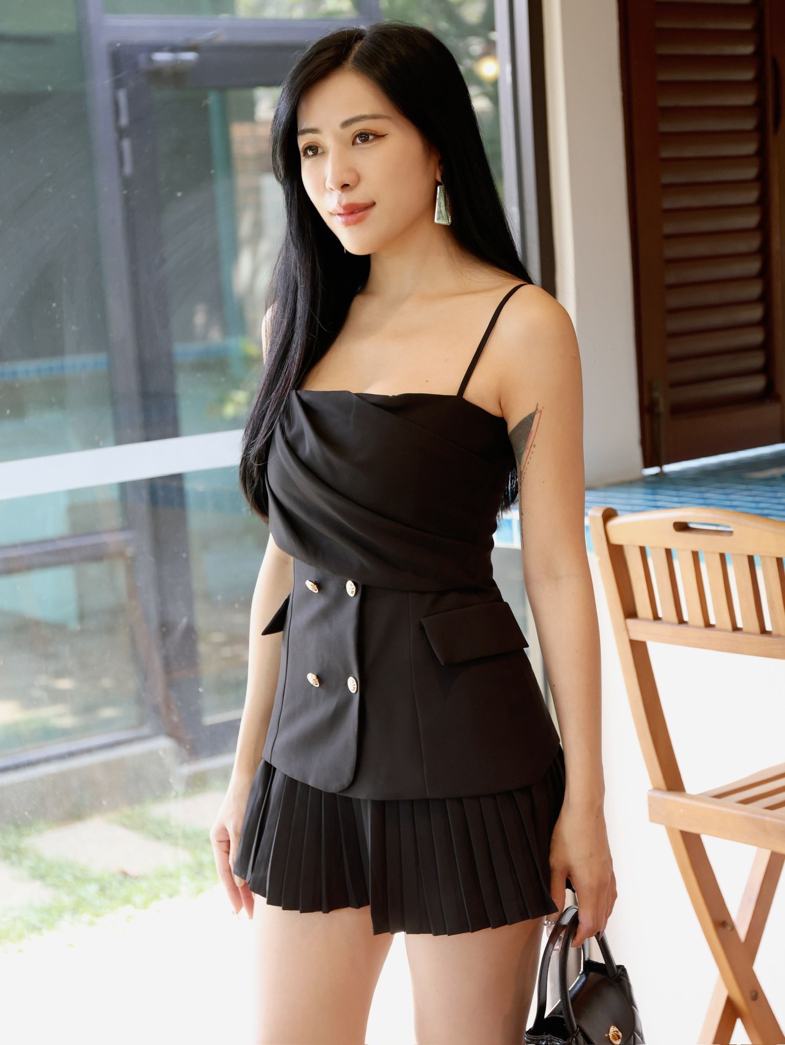 【LBP独家】时尚百搭A字高腰裙 (ST21486)