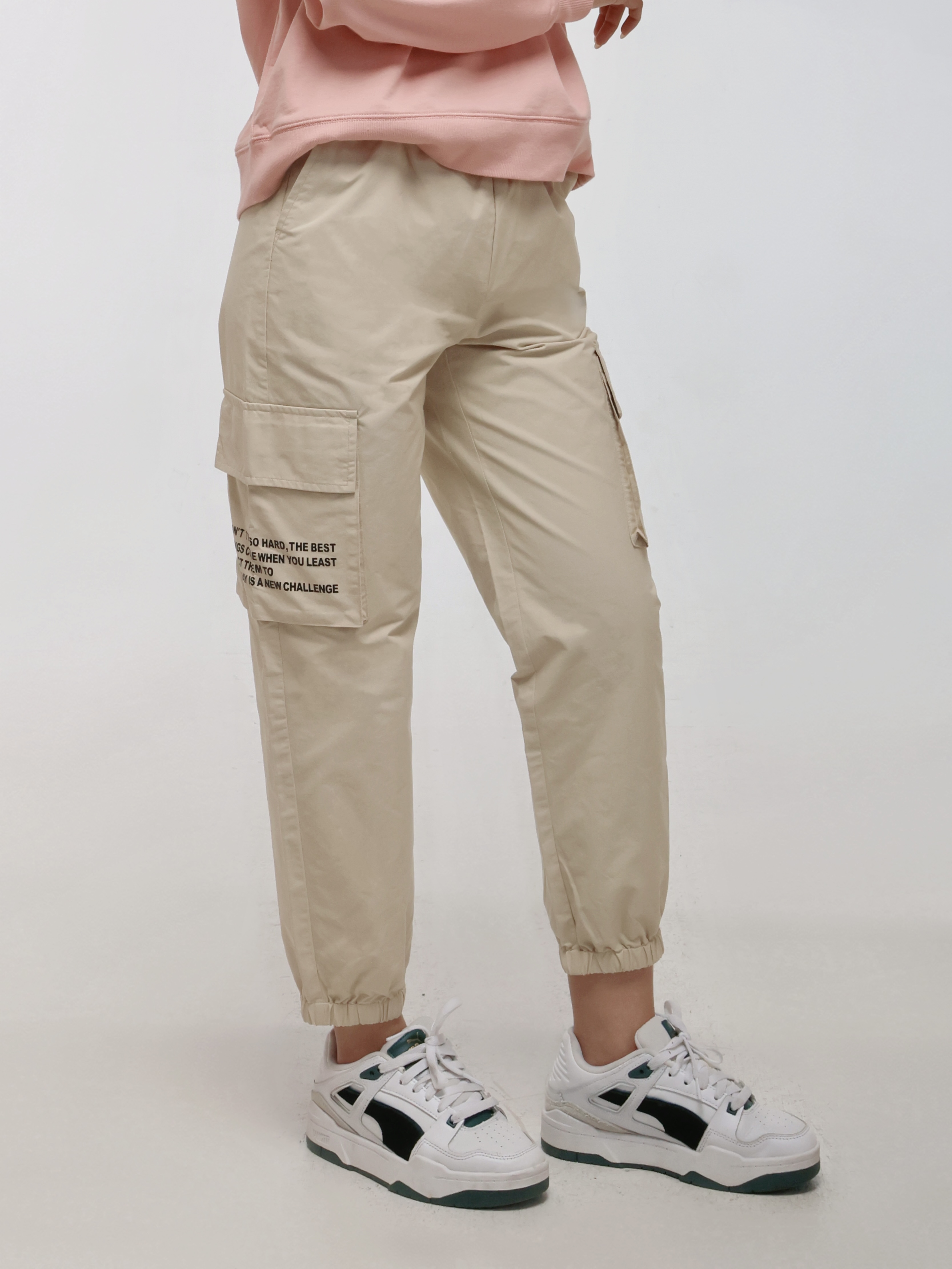 Women's Casual Long Cargo Pants (YS30114)