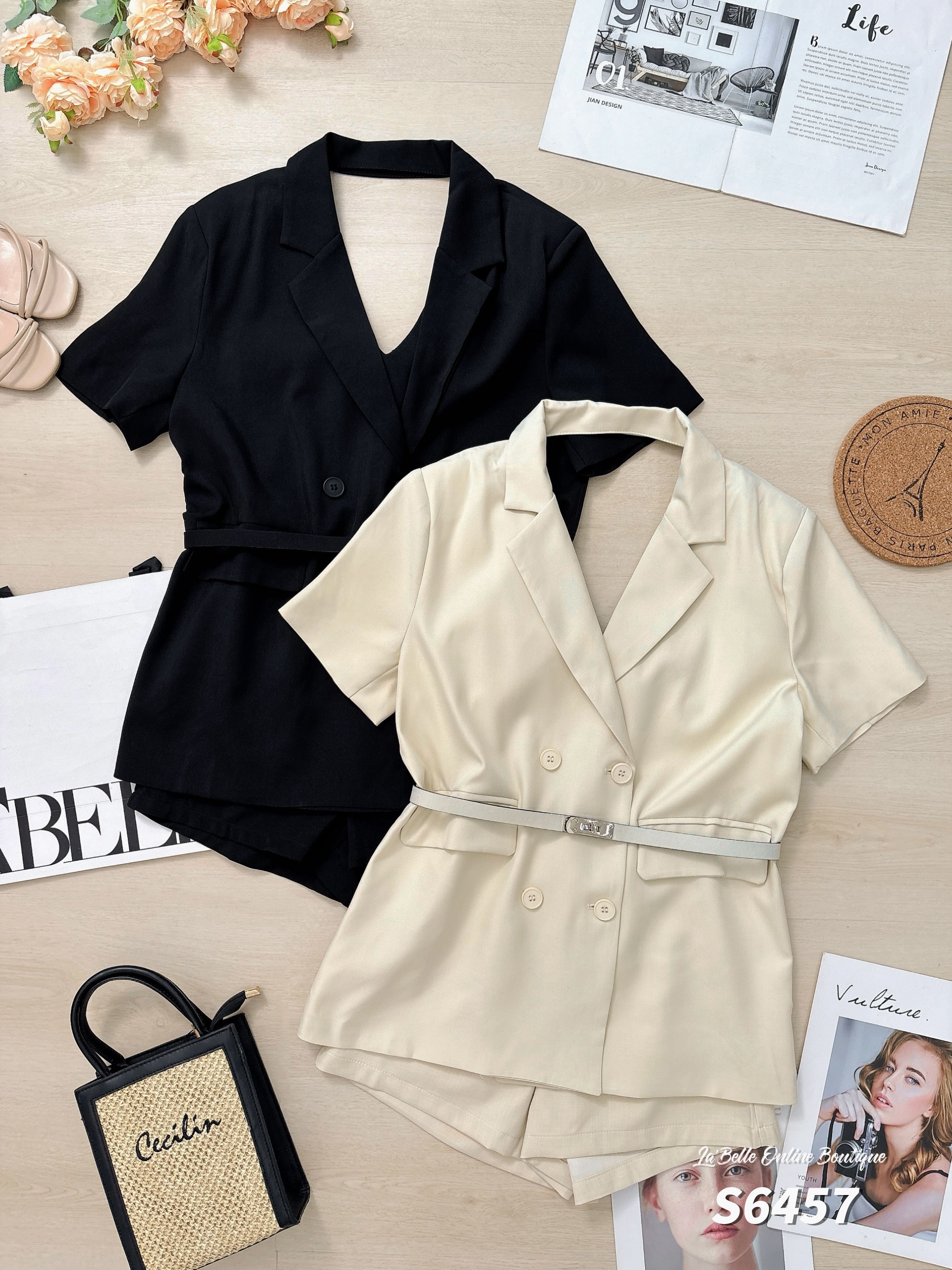 时尚设计感两件套 (S6457)