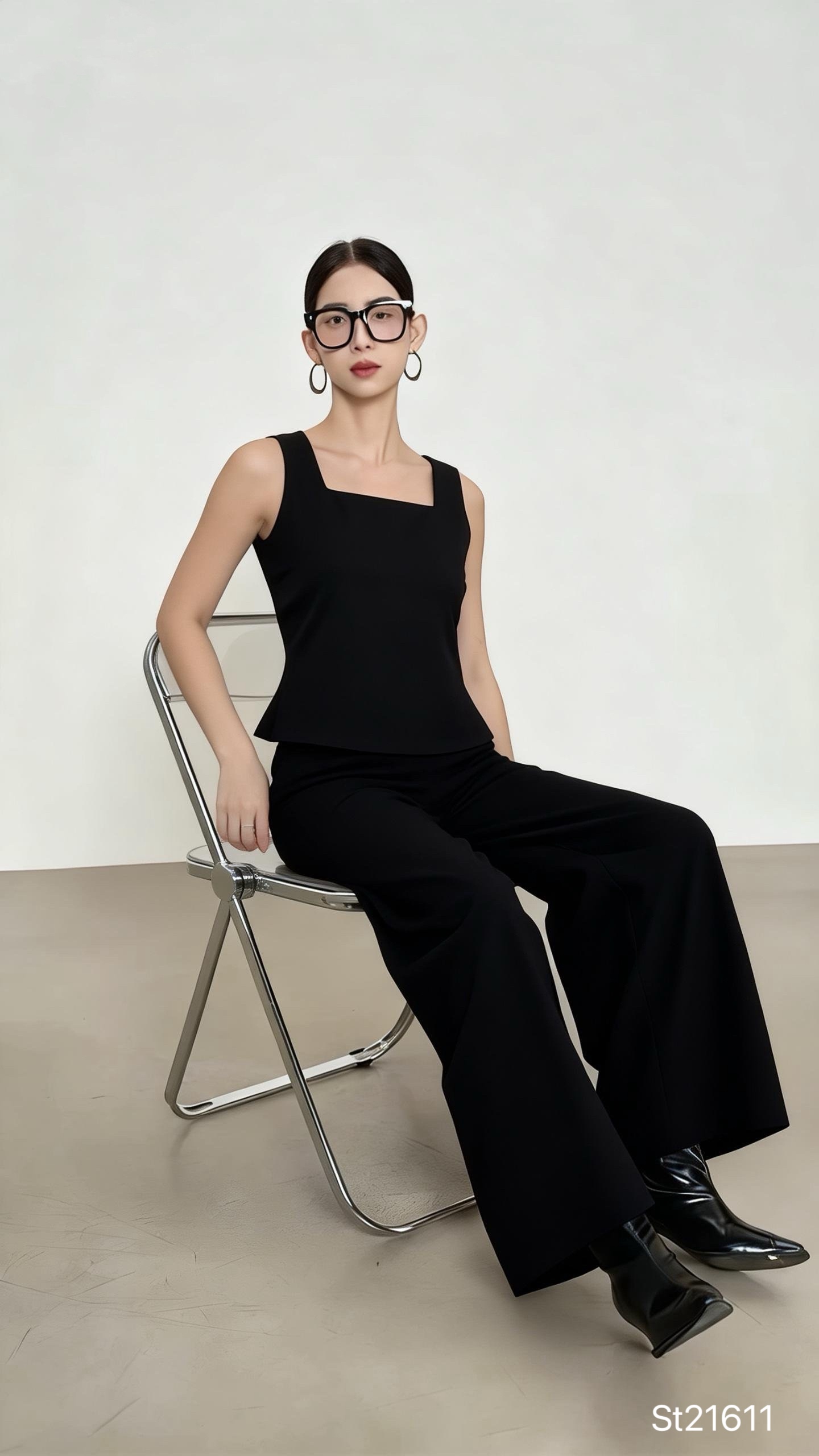 美式简约气质两件套 (ST21611)