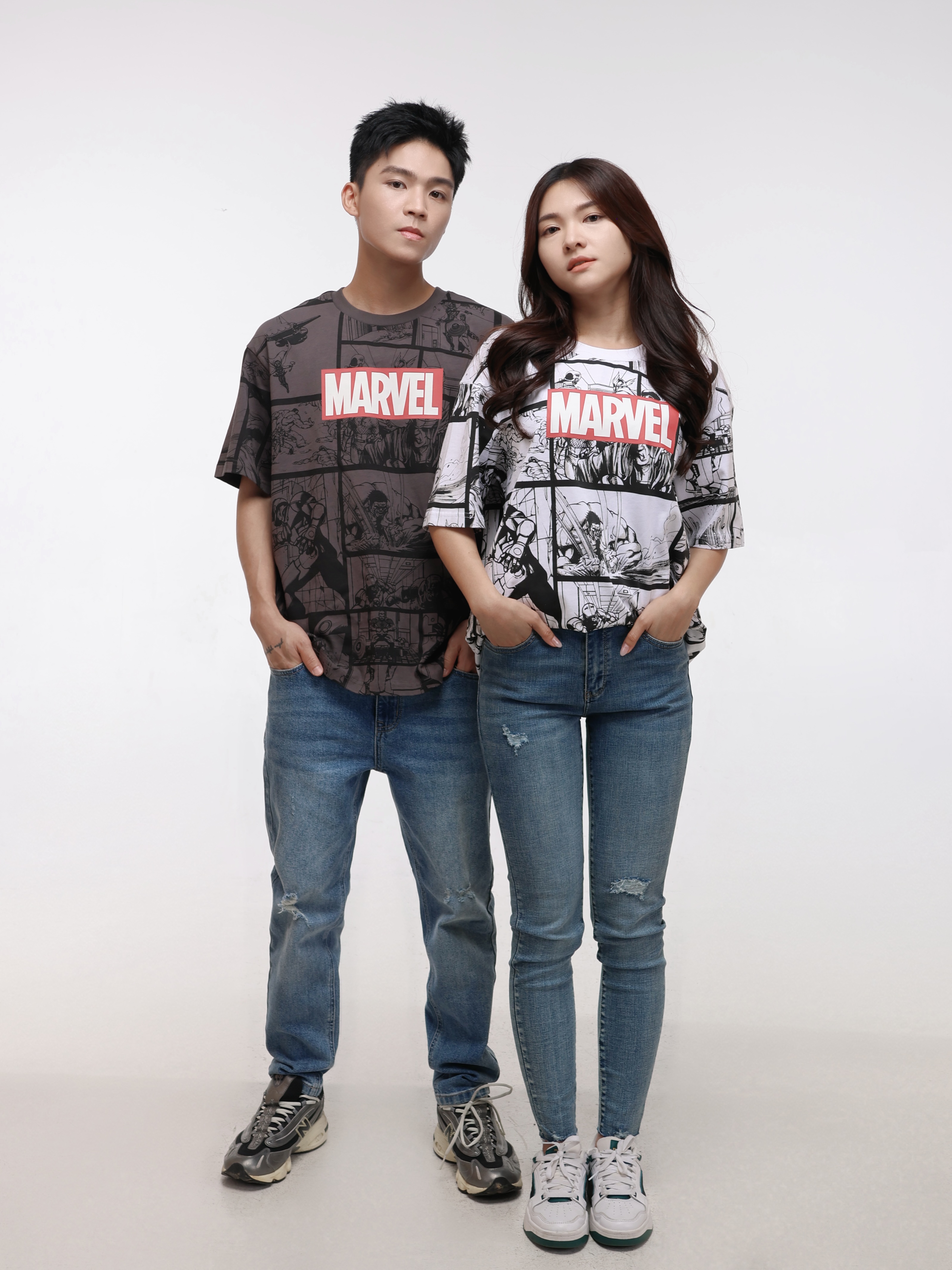 Marvel Comic Men's Knitted T-Shirt (YS30149)