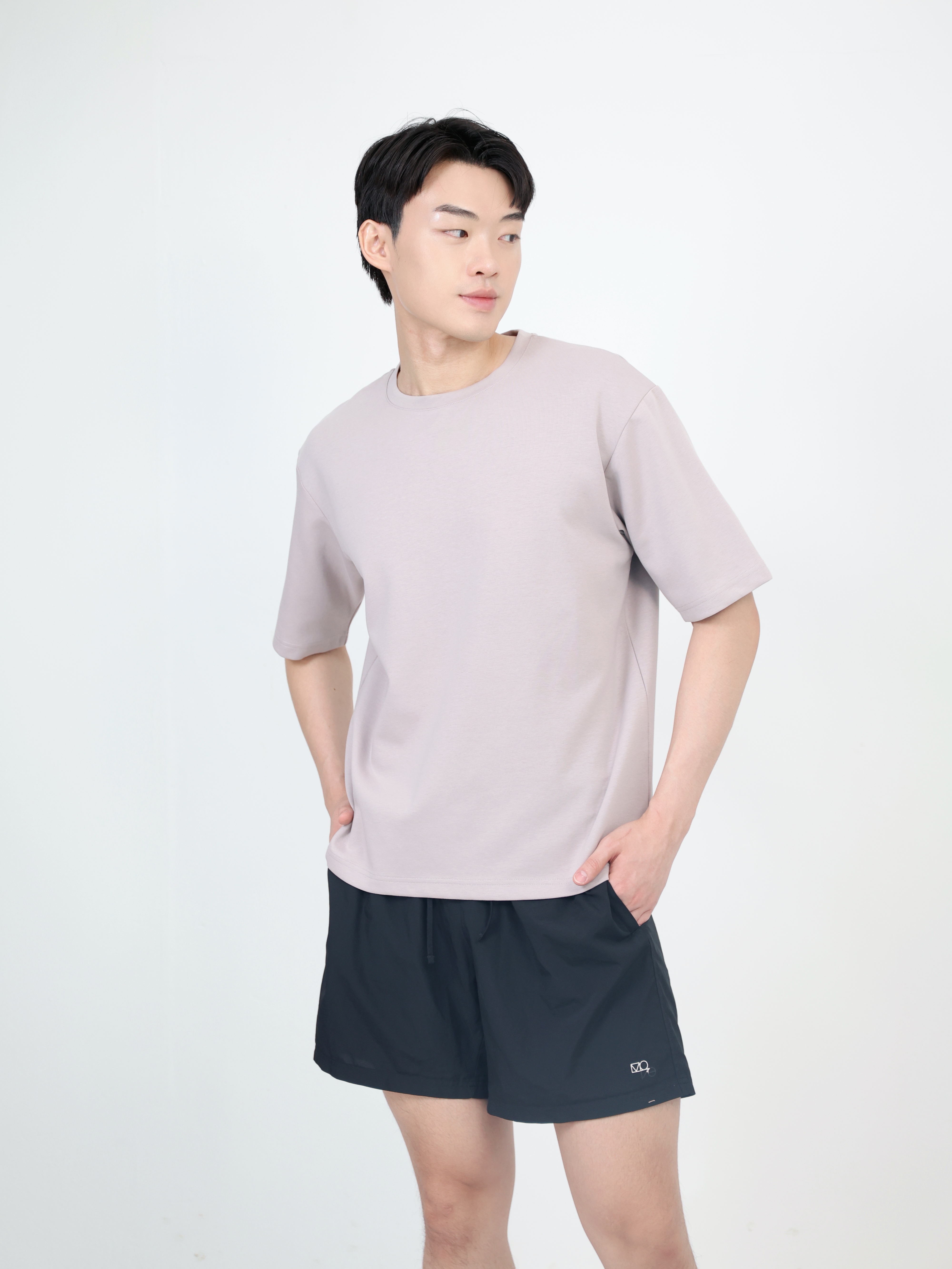 【STICKMEN】舒适圆领宽松OverSize上衣（SM100101 LGREY）