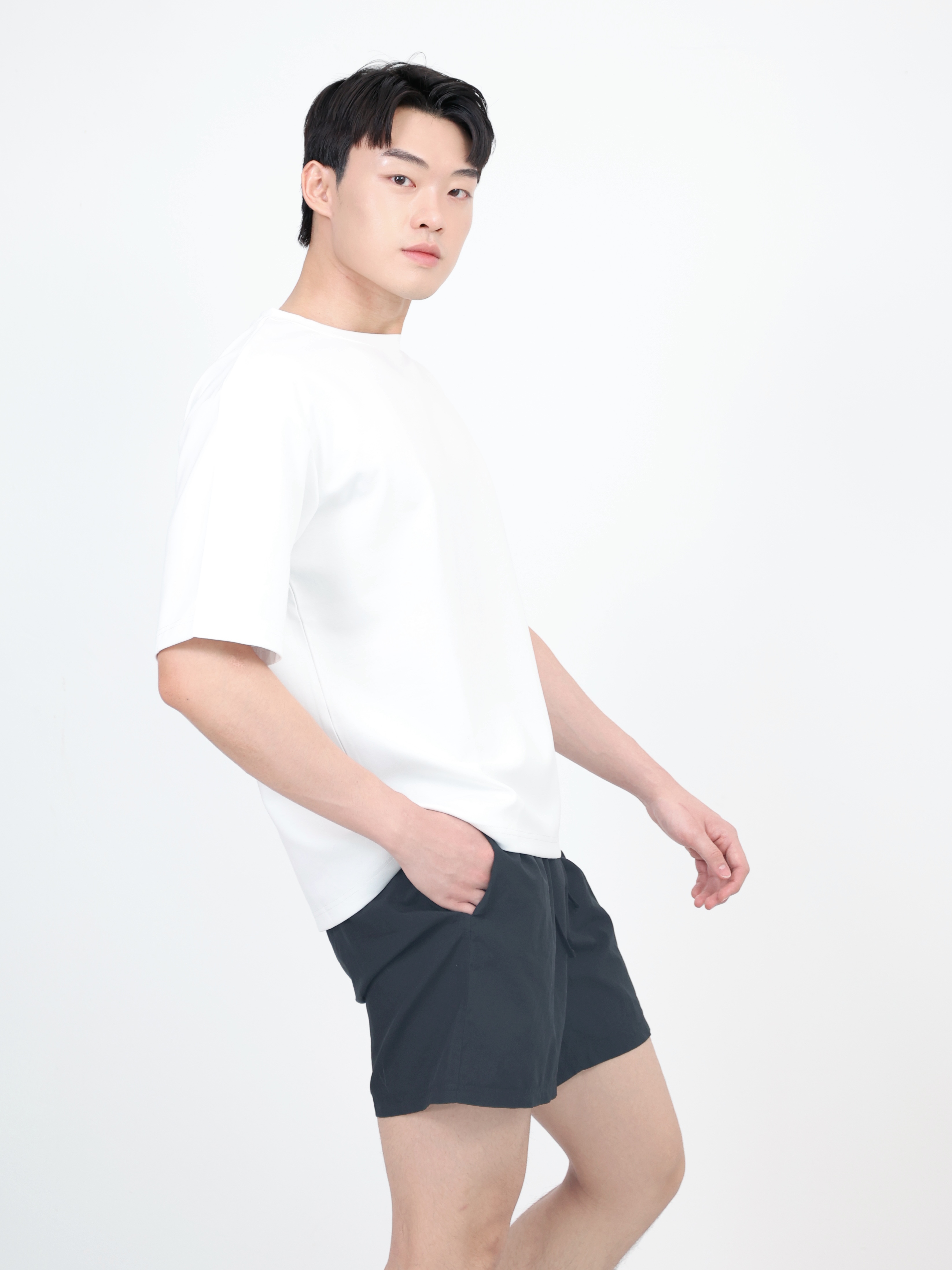 【STICKMEN】舒适圆领宽松OverSize上衣（SM100101 WHITE）