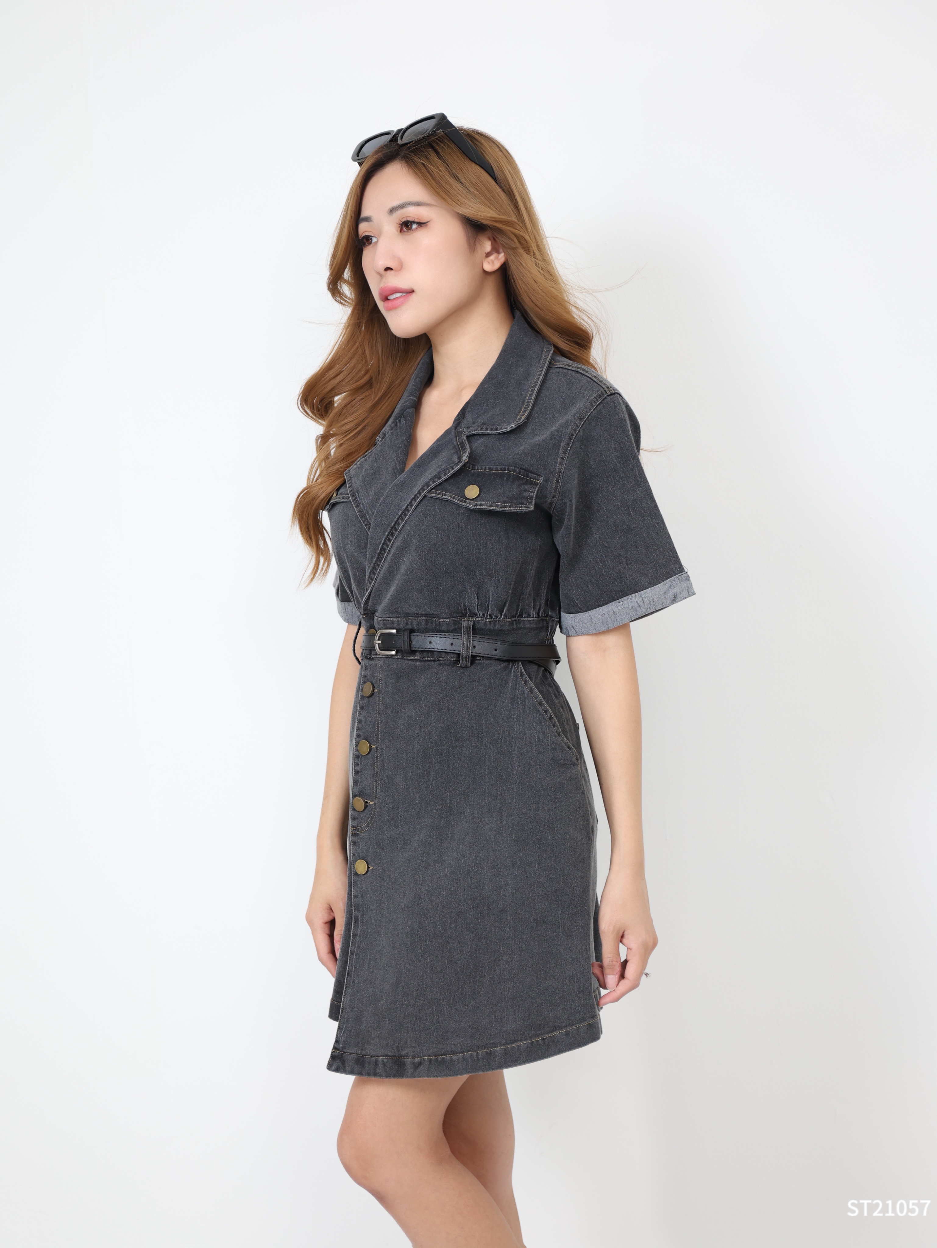 【LBP独家】港风复古显瘦版连身裙（ST21057）- 特价-La'Belle Fashion Boutique Sdn Bhd