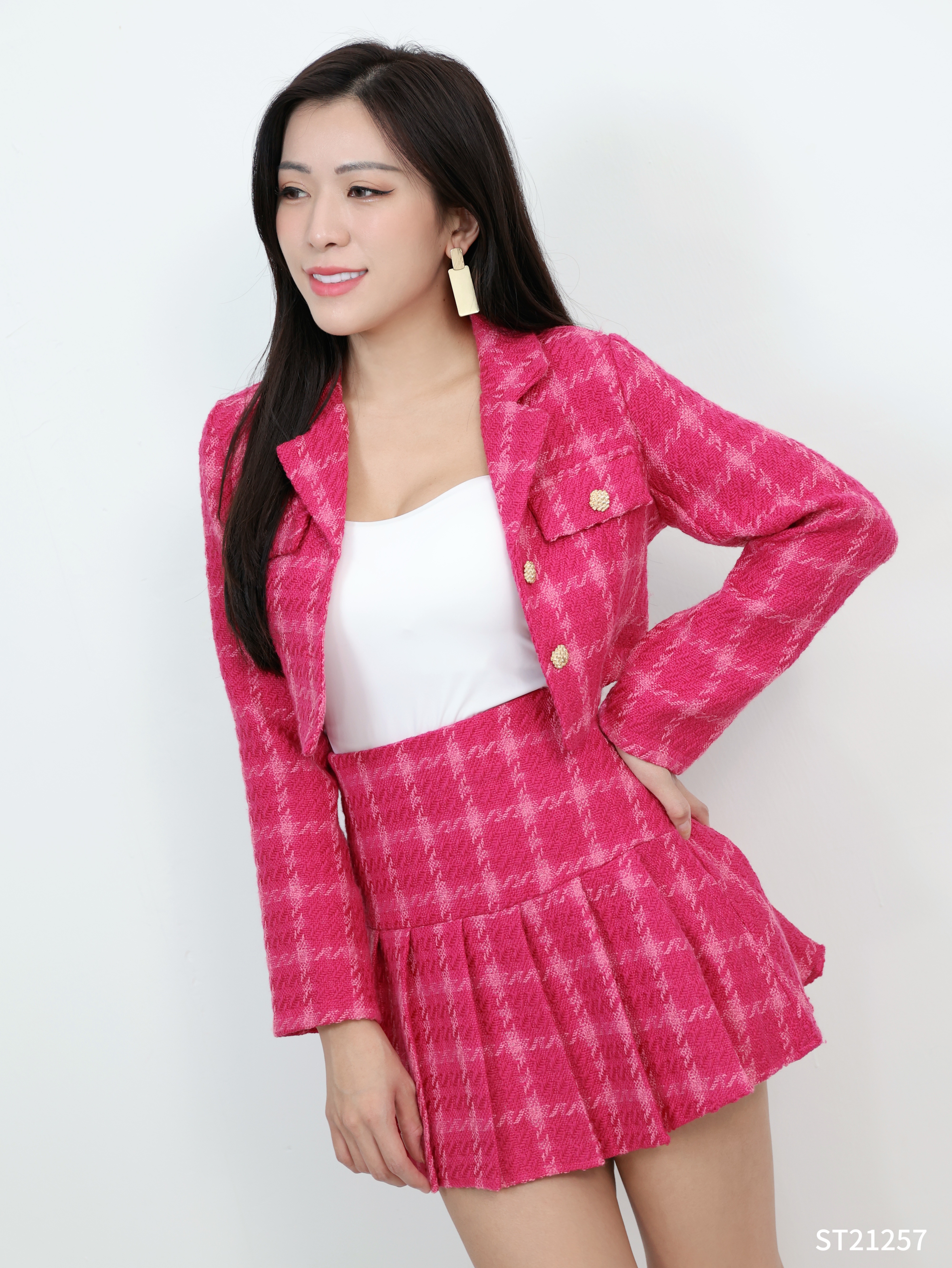 【LBP独家】高端减龄小香风两件套 (ST21257)-La'Belle Fashion Boutique Sdn Bhd