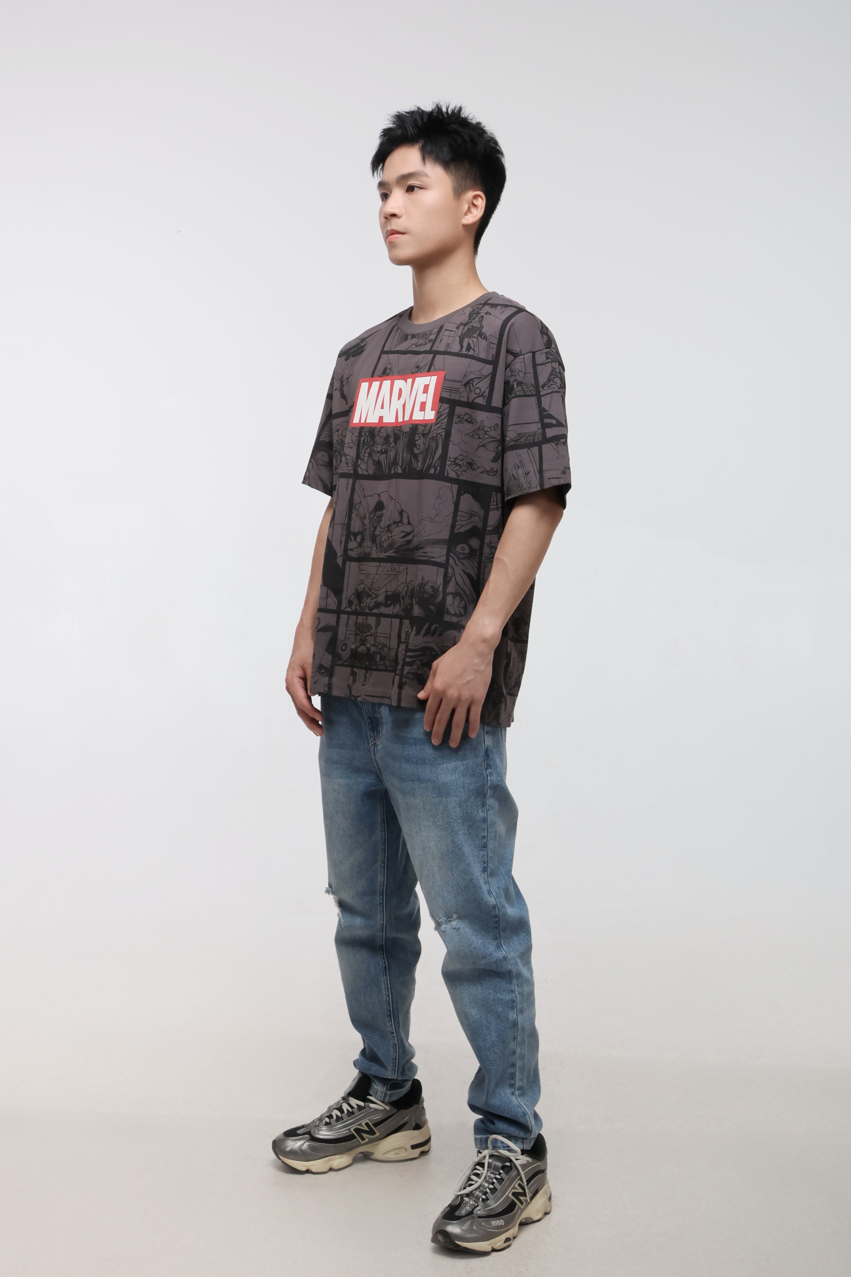 Marvel Comic Men's Knitted T-Shirt (YS30149)