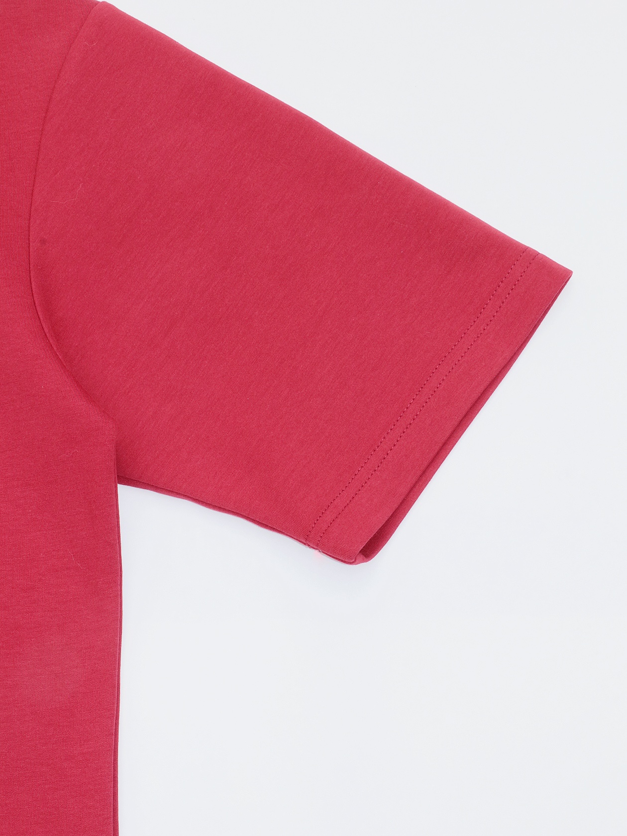 【STICKMEN】舒适圆领宽松OverSize上衣（SM100101 RED）