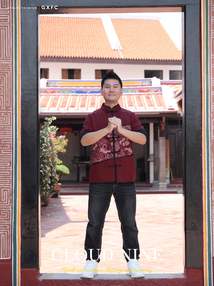 【LBP GXFC 独家新年系列 - 祥云瑞彩】复古经典款立领唐装上衣/外套 (T90183)-La'Belle Fashion Boutique Sdn Bhd