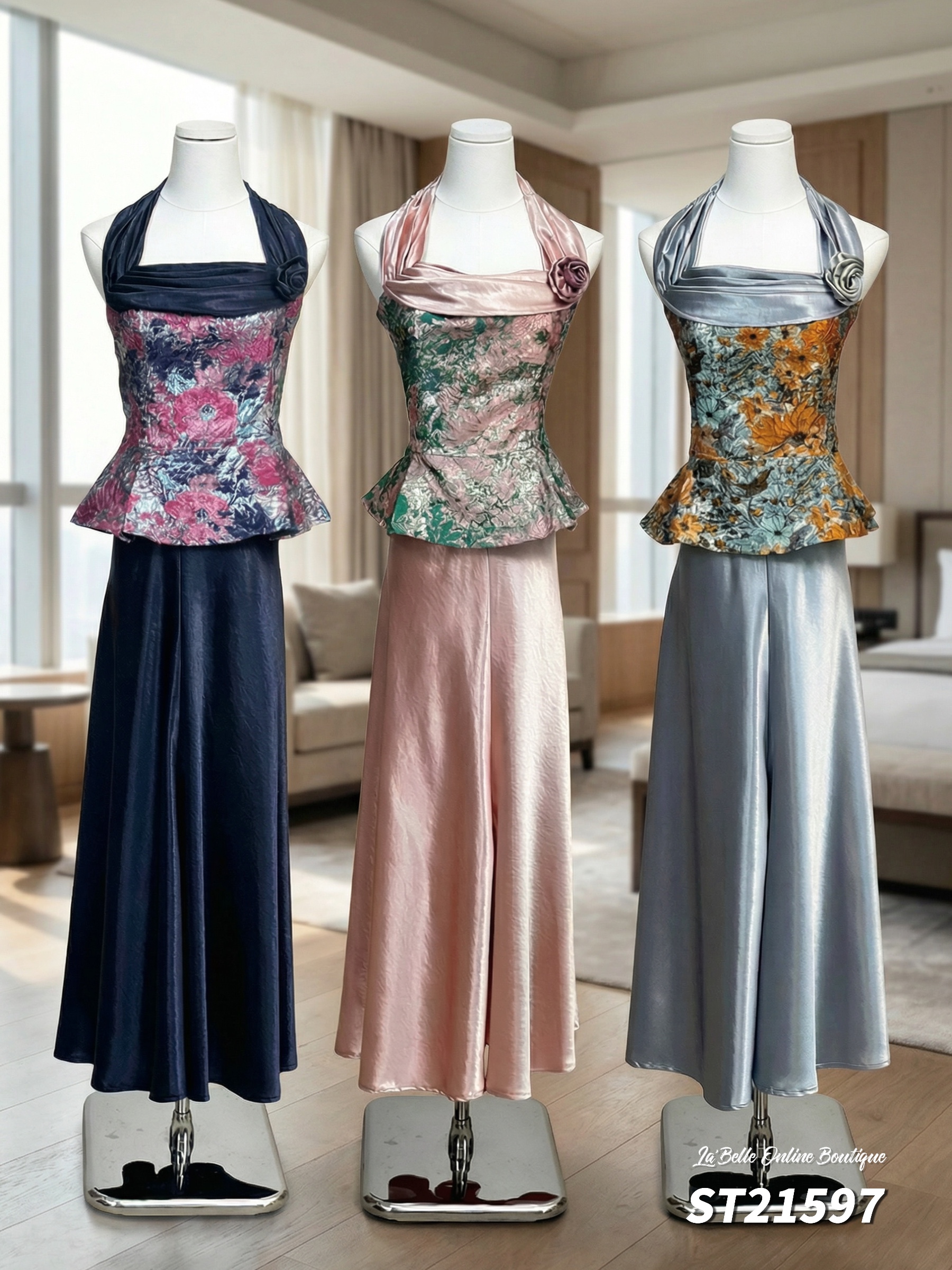 【花蔓缎梦】【LBP独家新年系列】优雅气质风两件套 (ST21597)