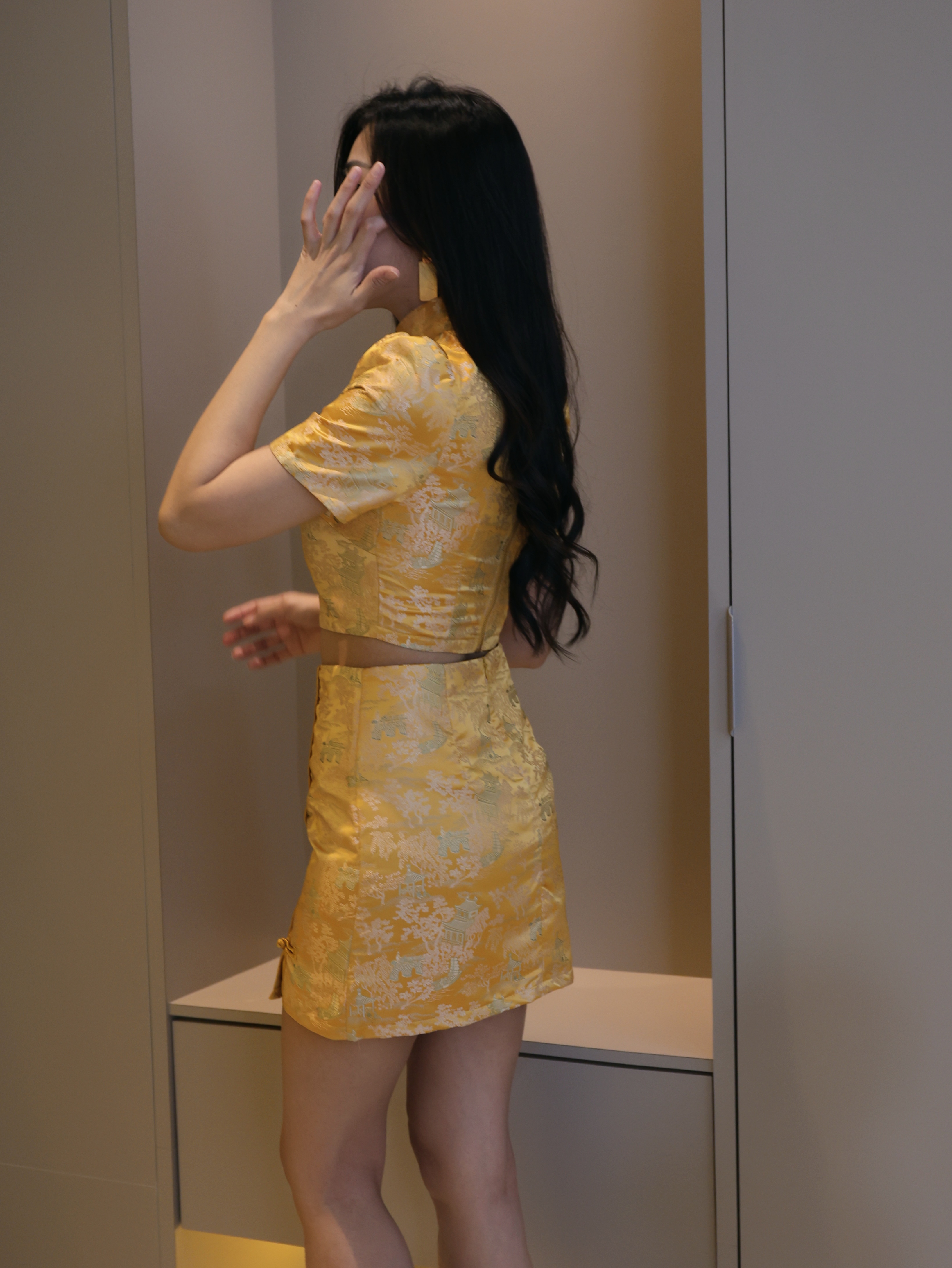 【LBP GXFC 独家新年系列】国风改良版旗袍两件套 (ST21196)-La'Belle Fashion Boutique Sdn Bhd