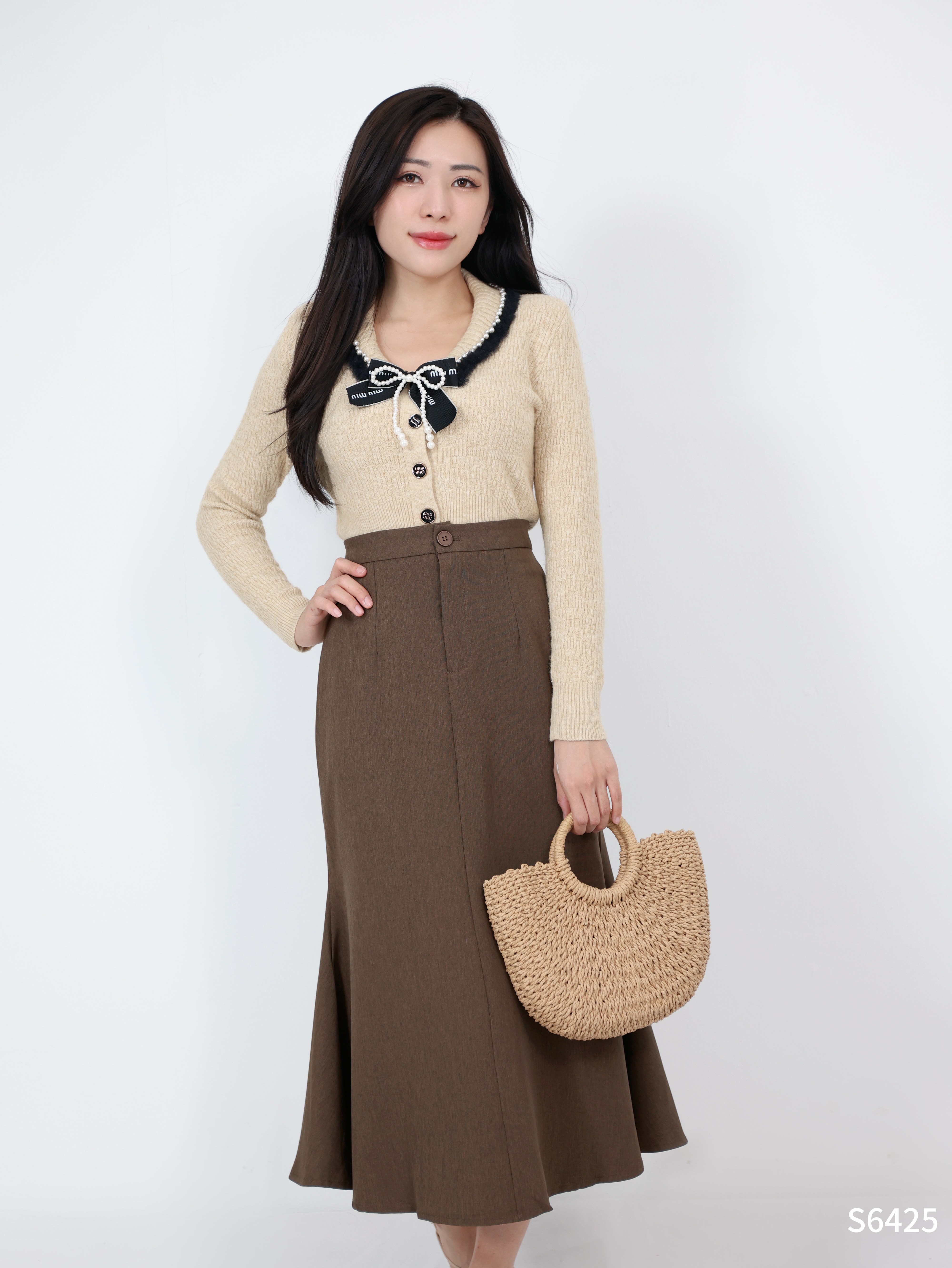 修身鱼尾设计高腰半身裙 (S6425) - 特价-La'Belle Fashion Boutique Sdn Bhd