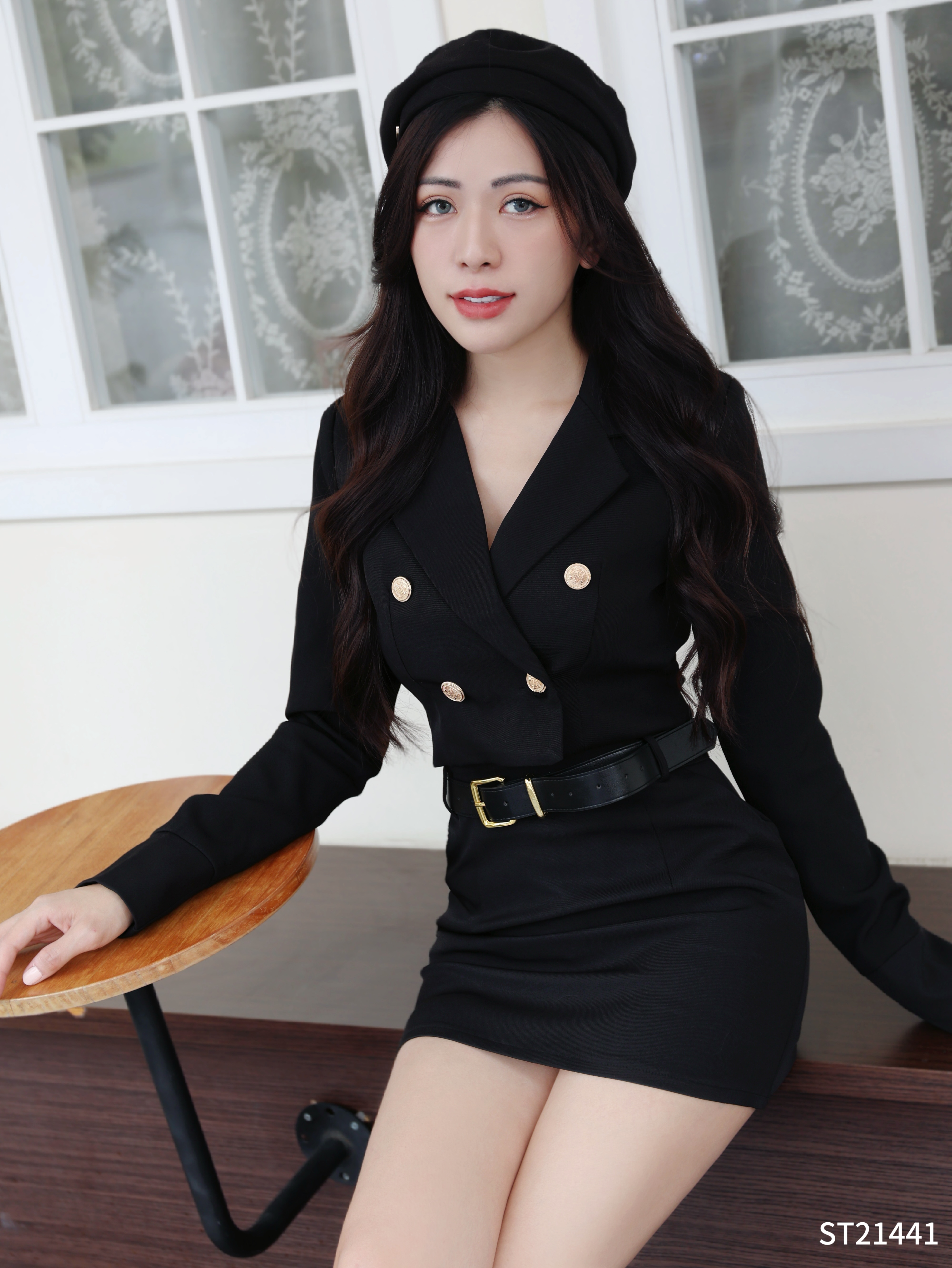 【LBP独家】时尚OL撞色两件套 (ST21441)