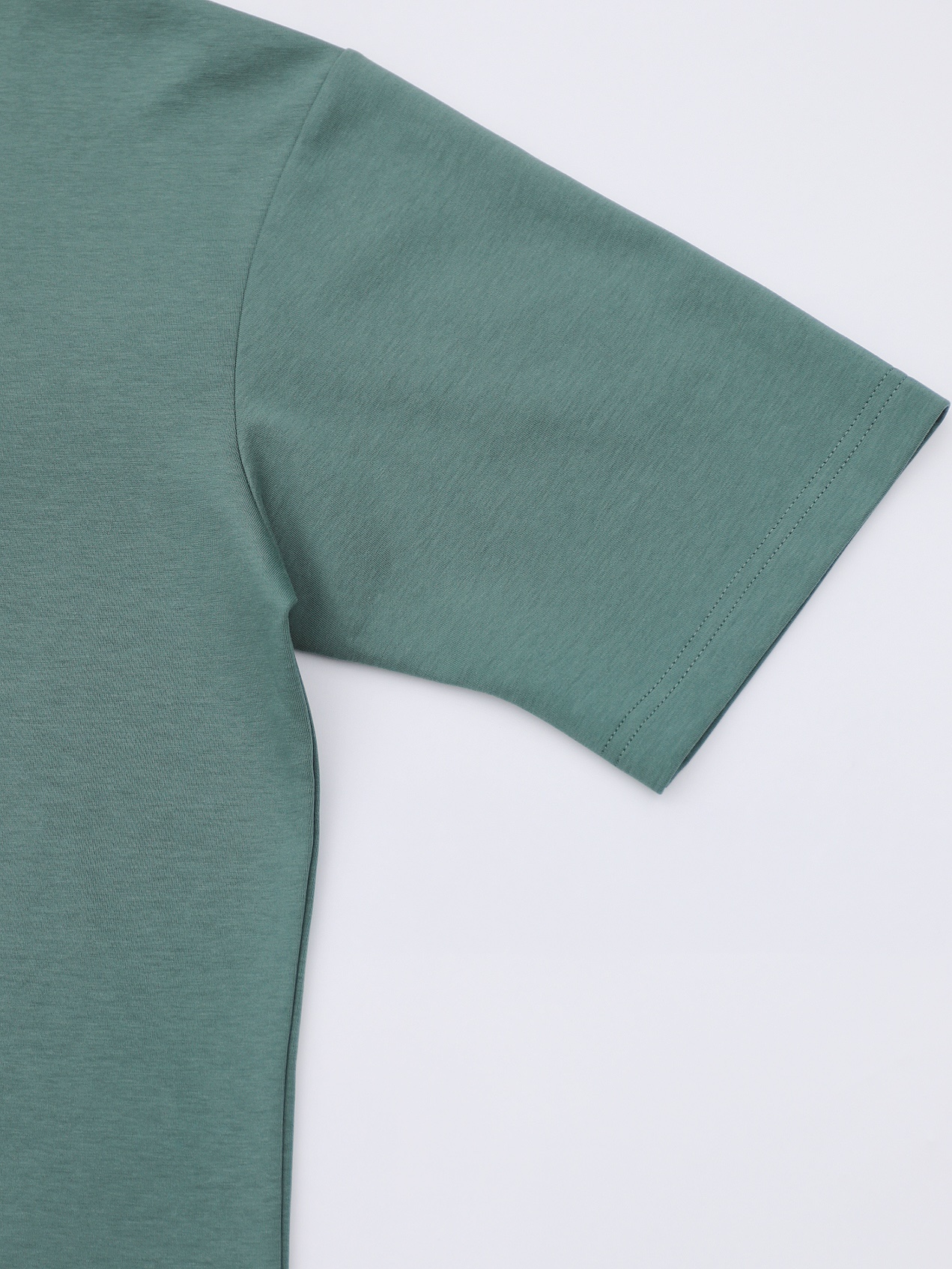 【STICKMEN】舒适圆领宽松OverSize上衣（SM100101 GREEN）