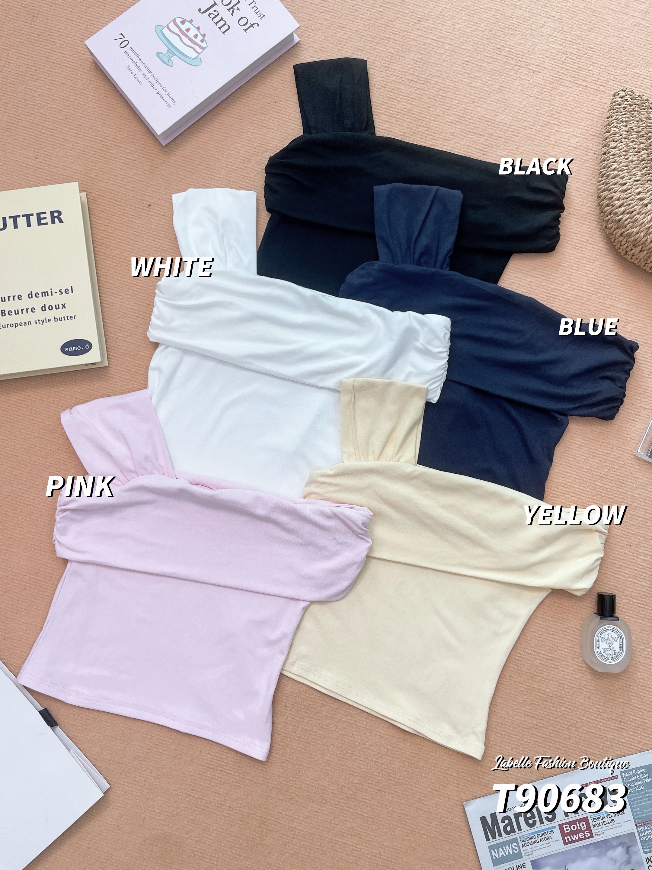 百搭纯色上衣 (T90683)