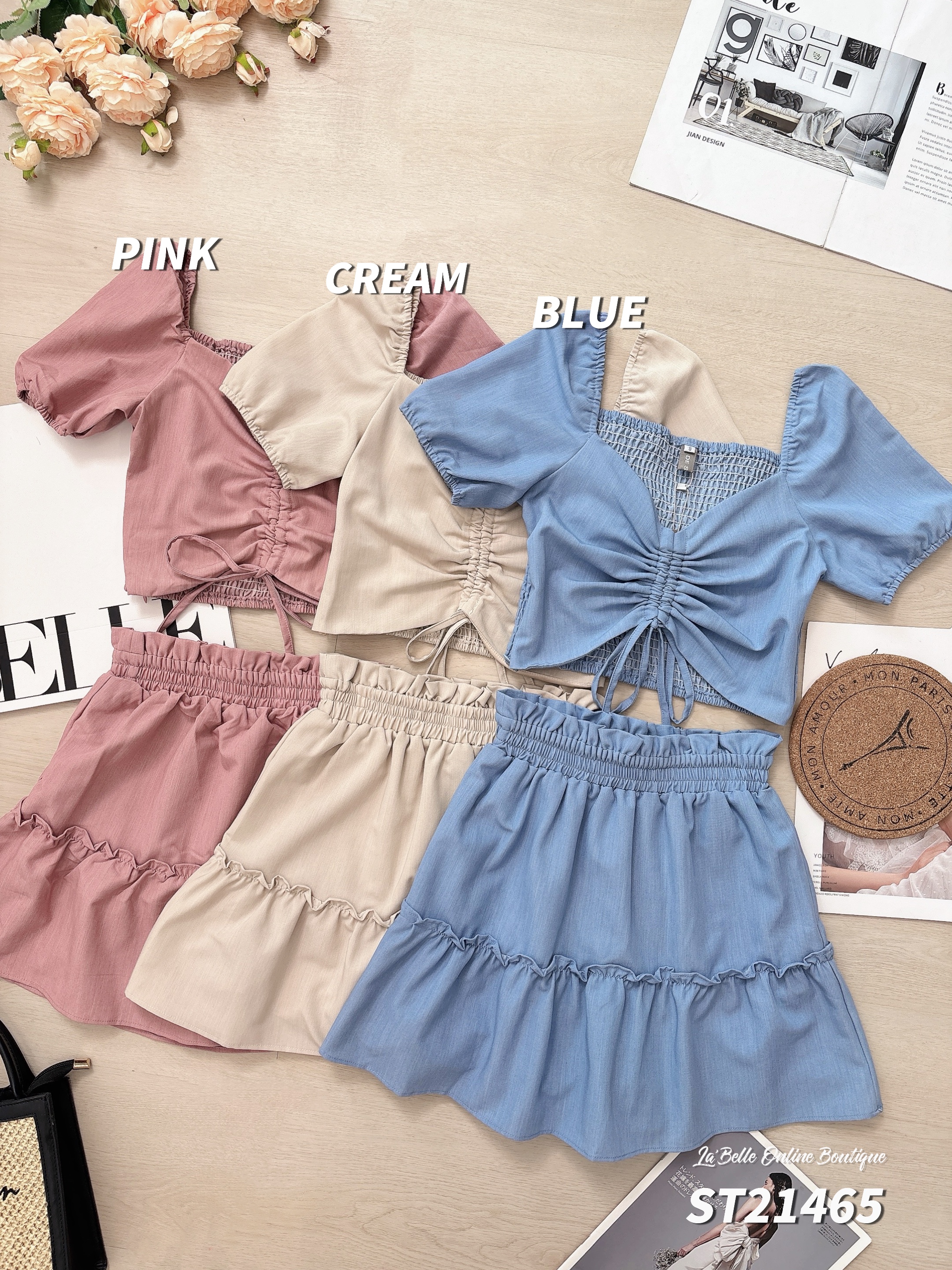 可爱甜美两件套 (ST21465)