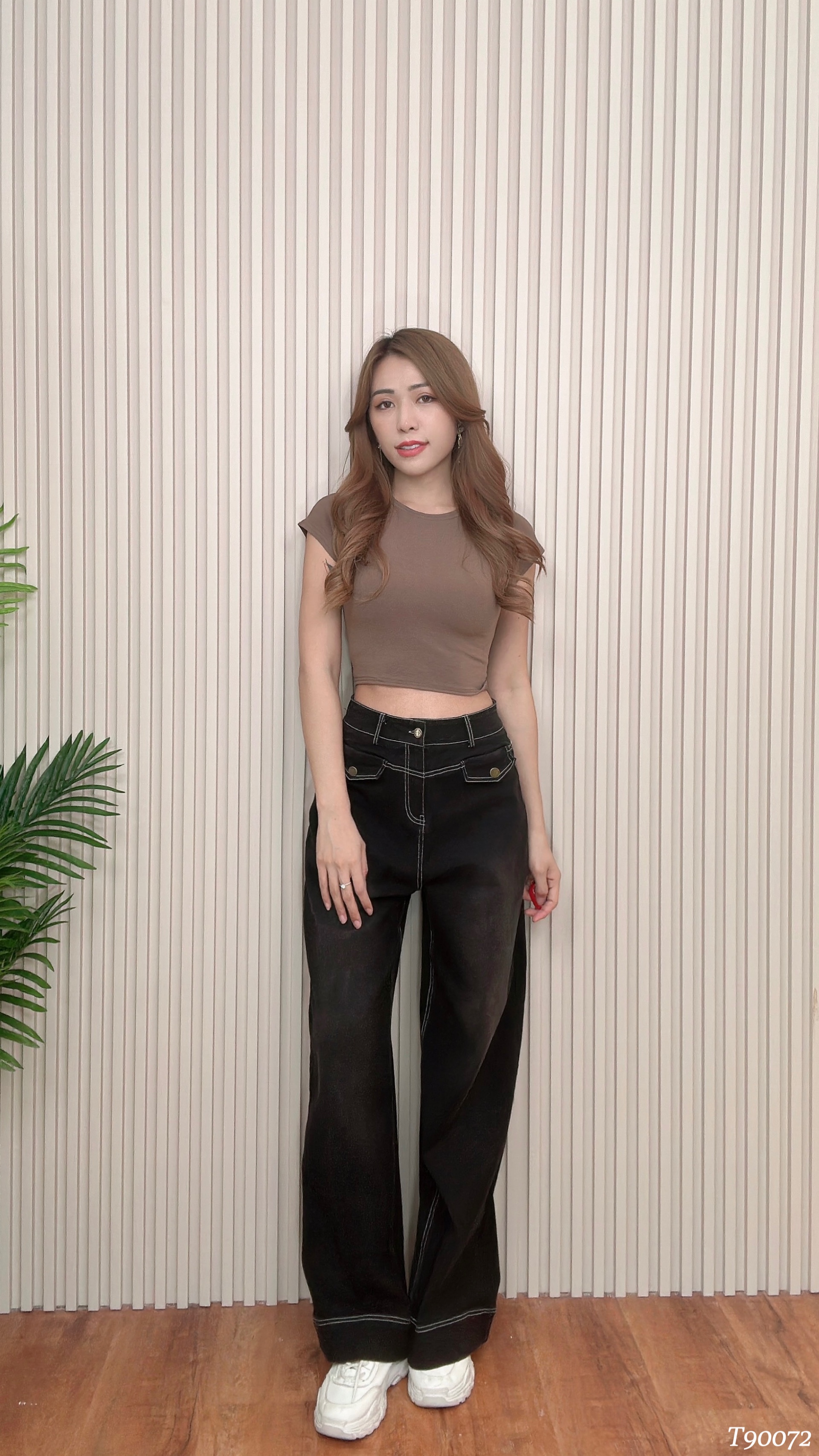基本款圆领半袖上衣 (T90072) -特价-La'Belle Fashion Boutique Sdn Bhd