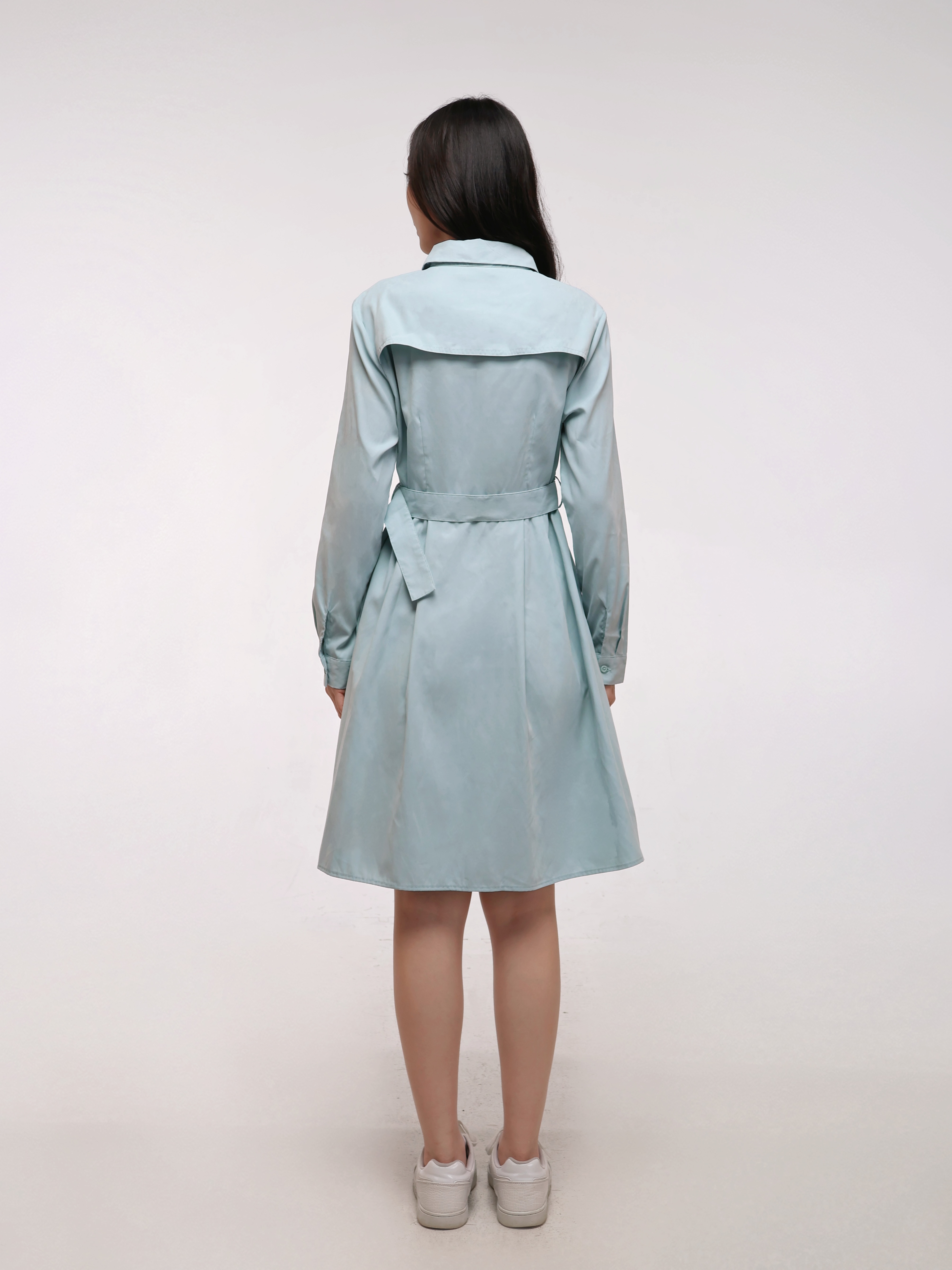 Women's Office Wear Button Up Dress (YS30101)