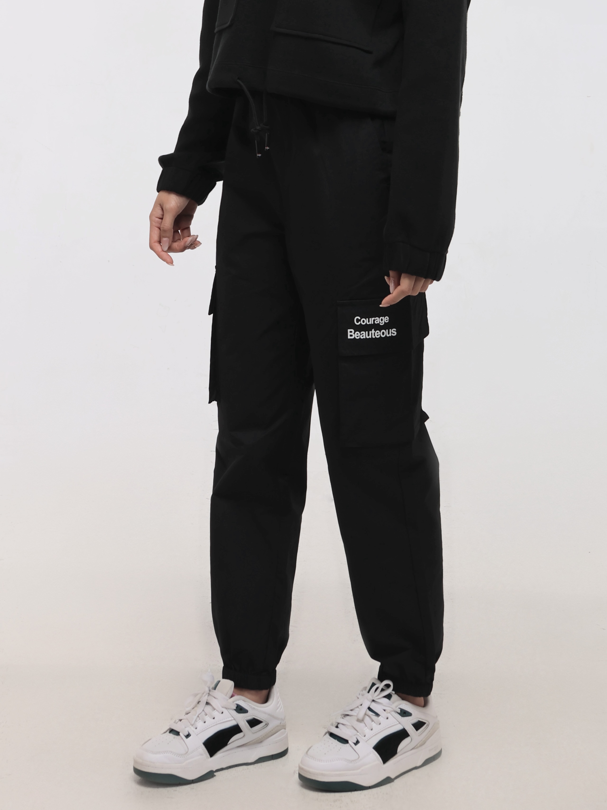 Women's Casual Long Cargo Pants (YS30114)