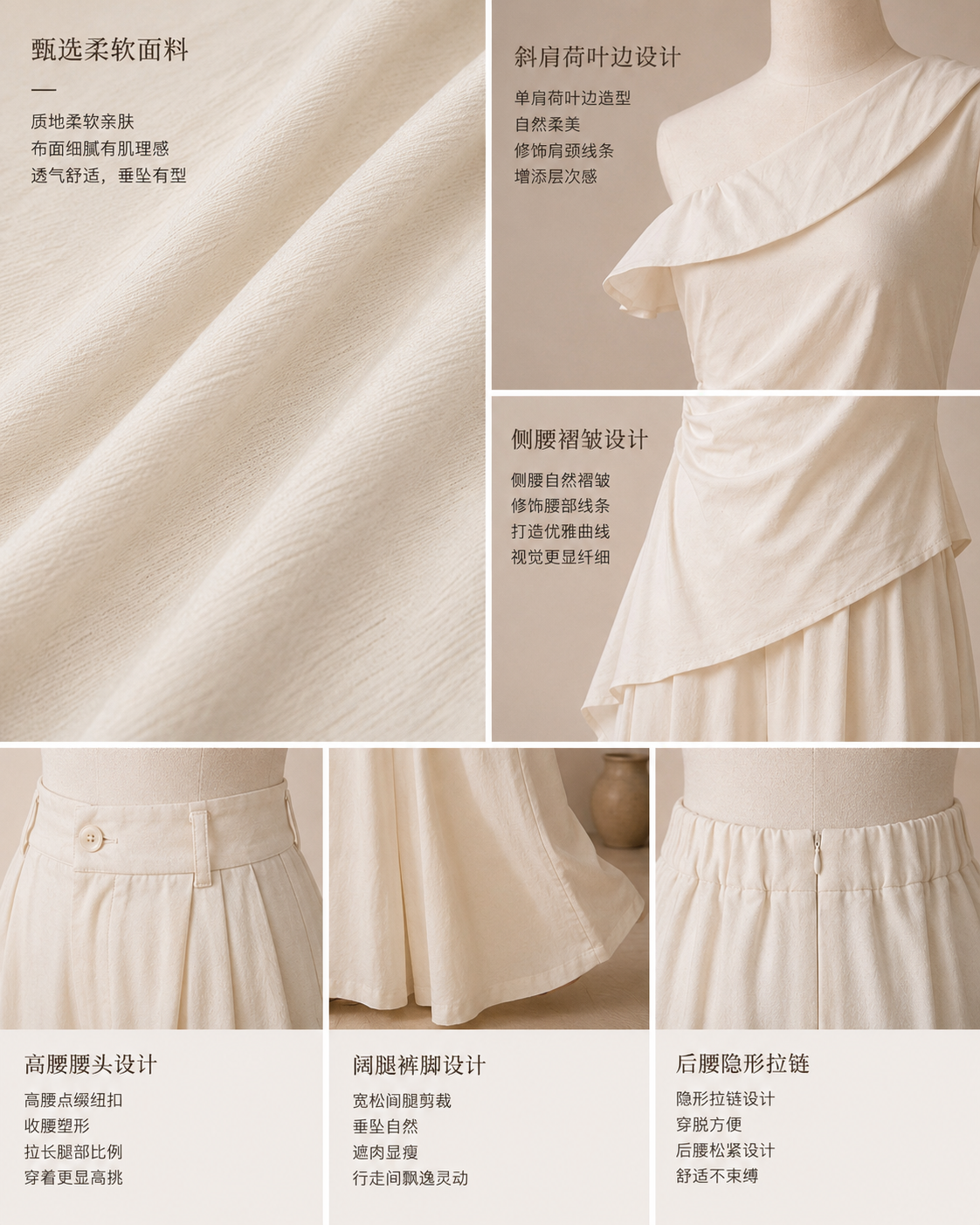 法式慵懒风两件套 (S6547)