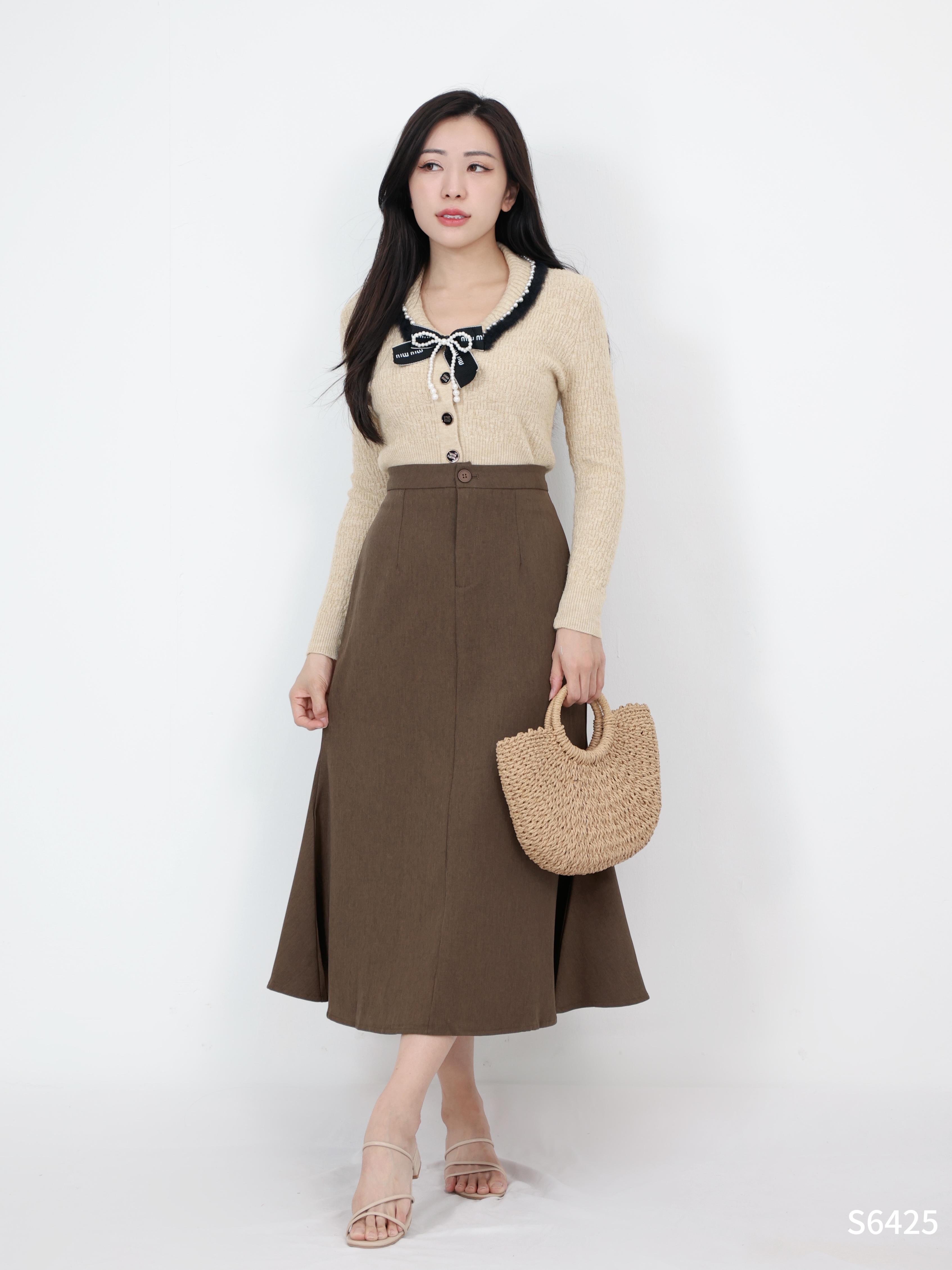 修身鱼尾设计高腰半身裙 (S6425) - 特价-La'Belle Fashion Boutique Sdn Bhd