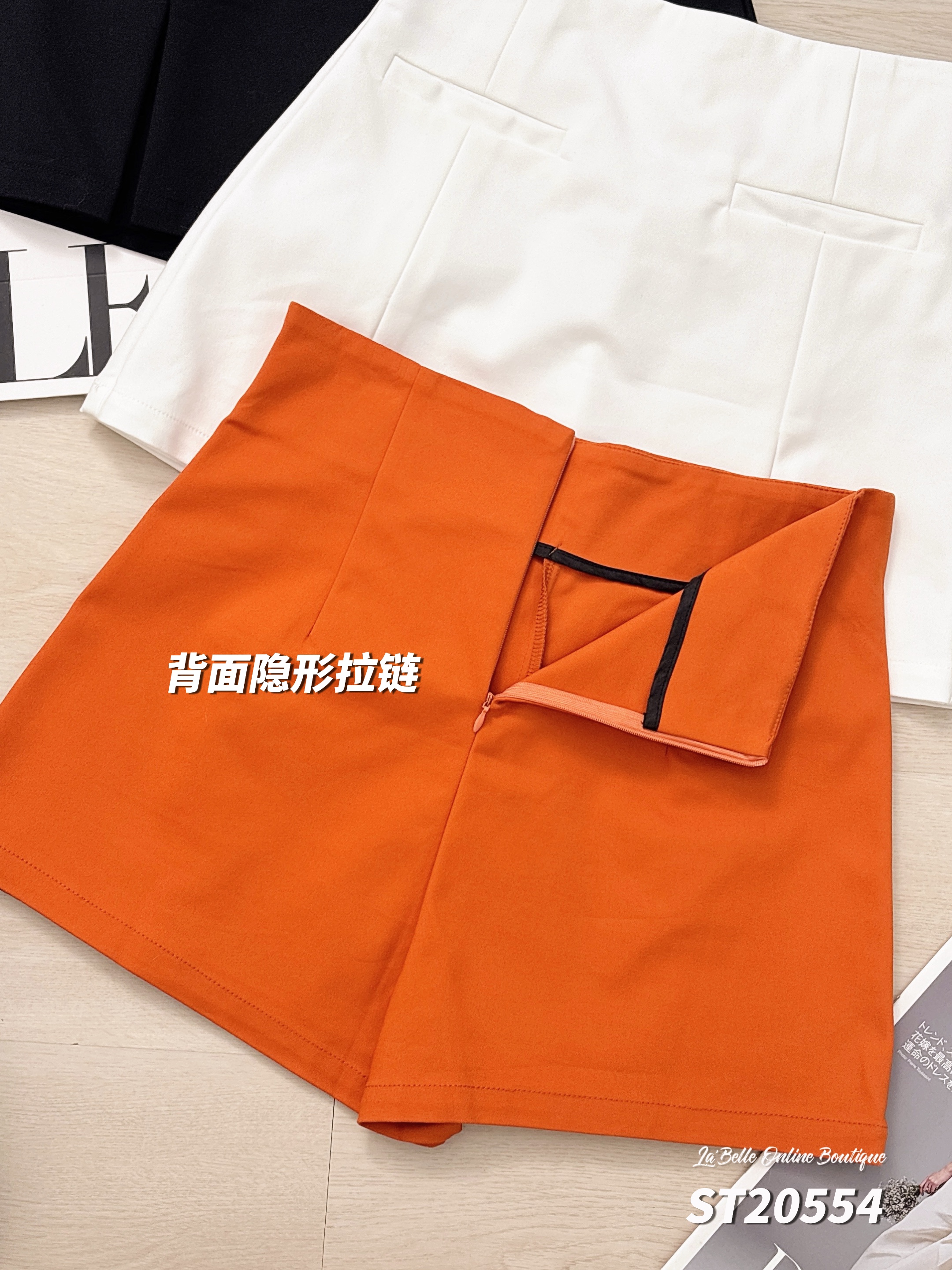 【LBP独家】百搭显瘦款高腰女神裤裙（ST20554）