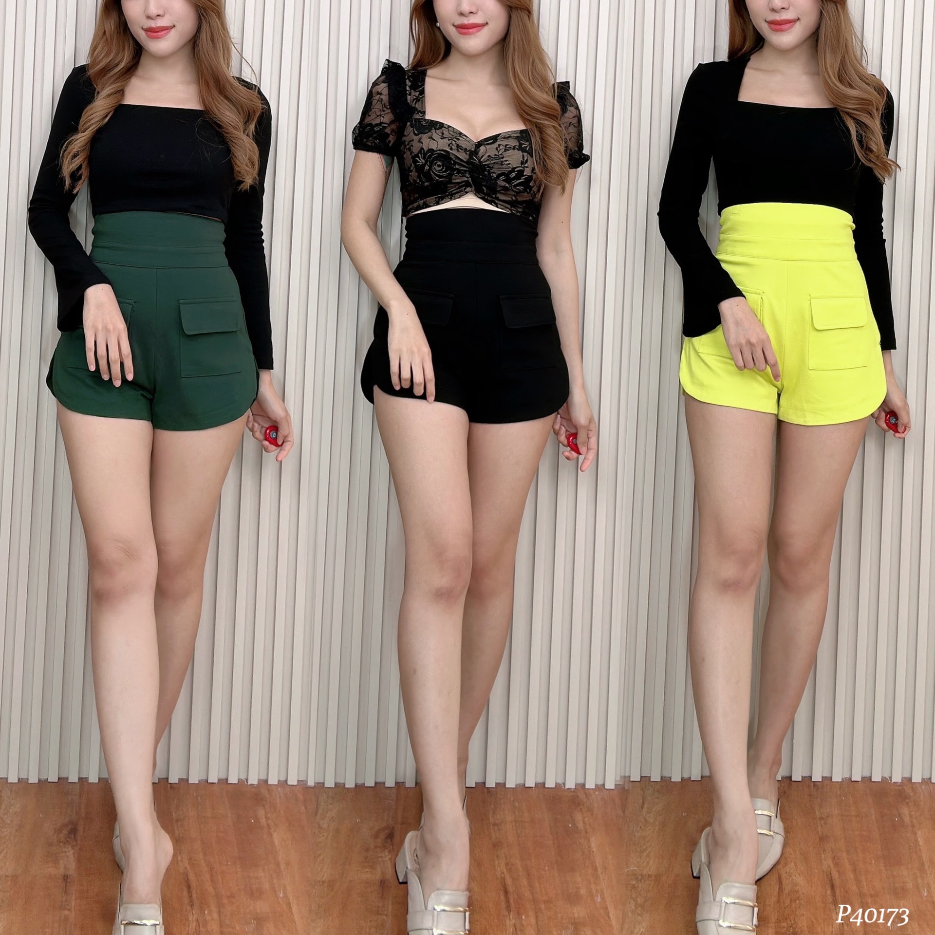 【LBP独家】百搭A字阔腿高腰裤 (P40173) - 特价-La'Belle Fashion Boutique Sdn Bhd