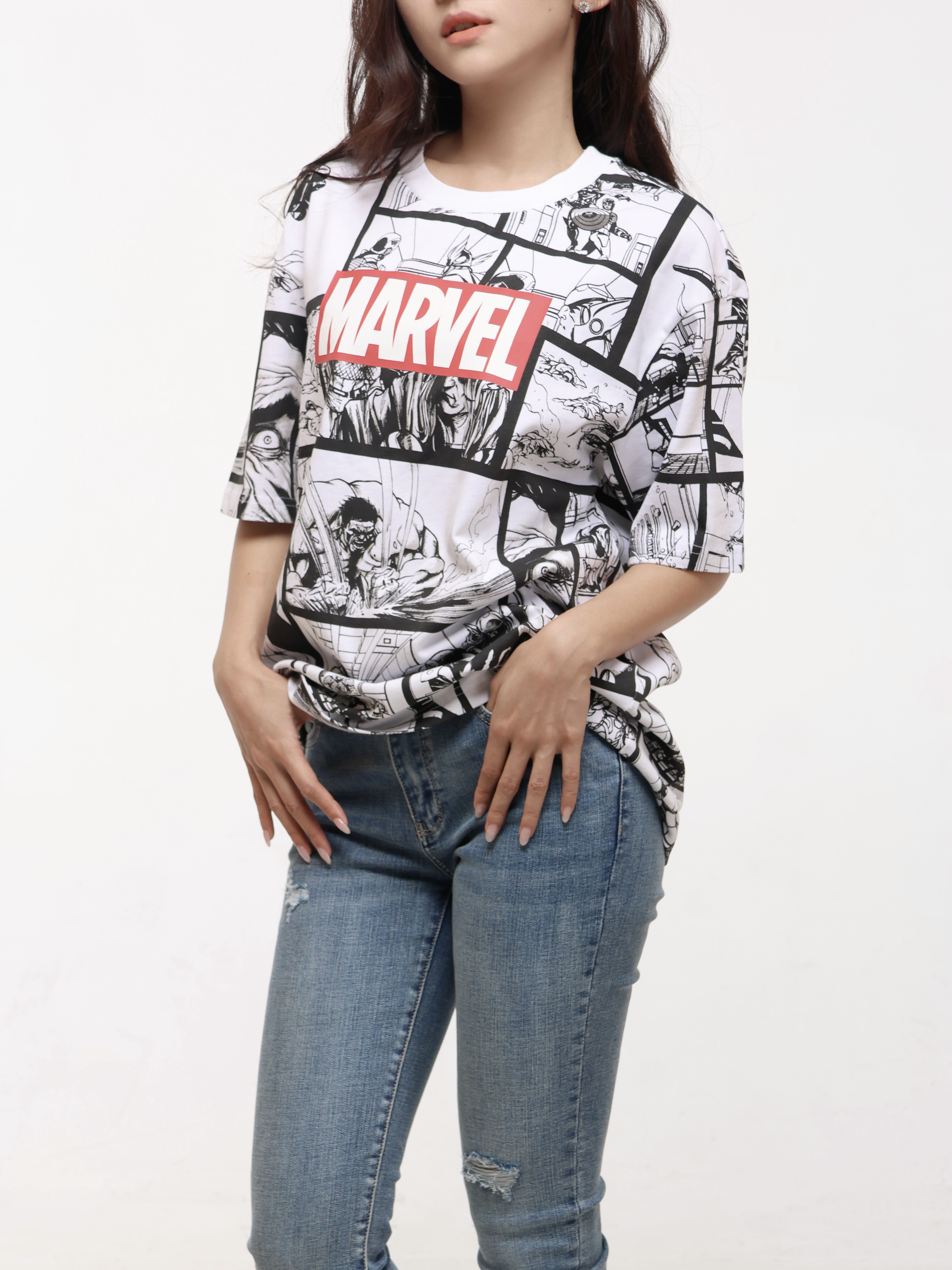 Marvel Comic Men's Knitted T-Shirt (YS30149)