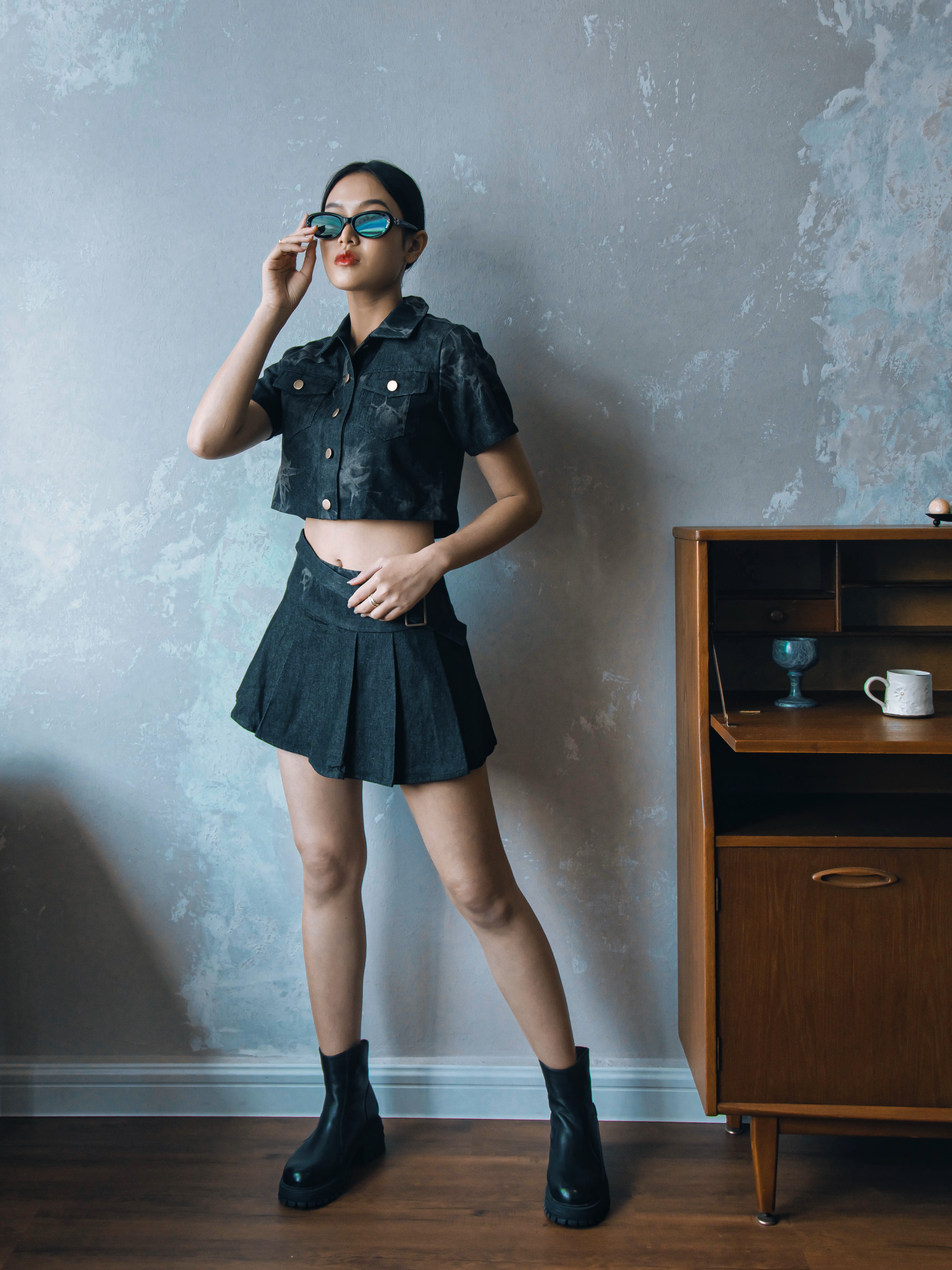 【预购PRE-ORDER】【LBP 独家情侣款系列】独特扎染牛仔两件套 (ST21554)